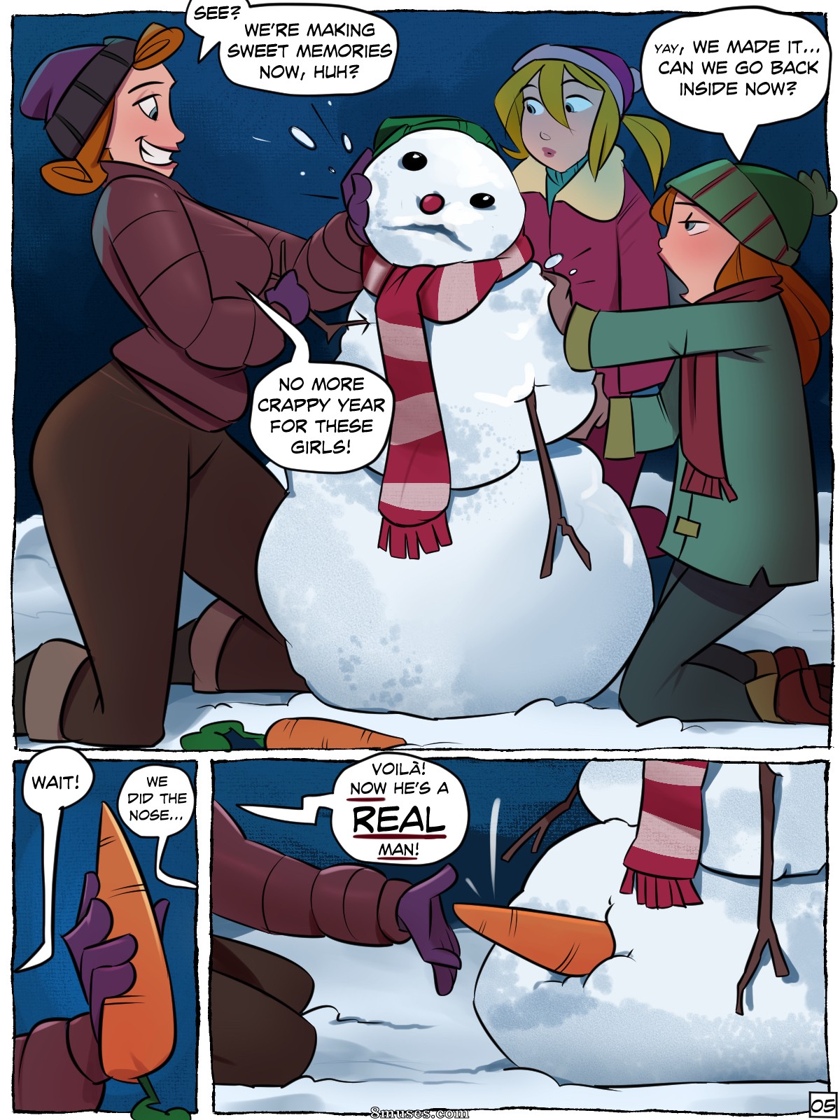 Jmoz Comix - Three Wishes and a Snowman - Page 6