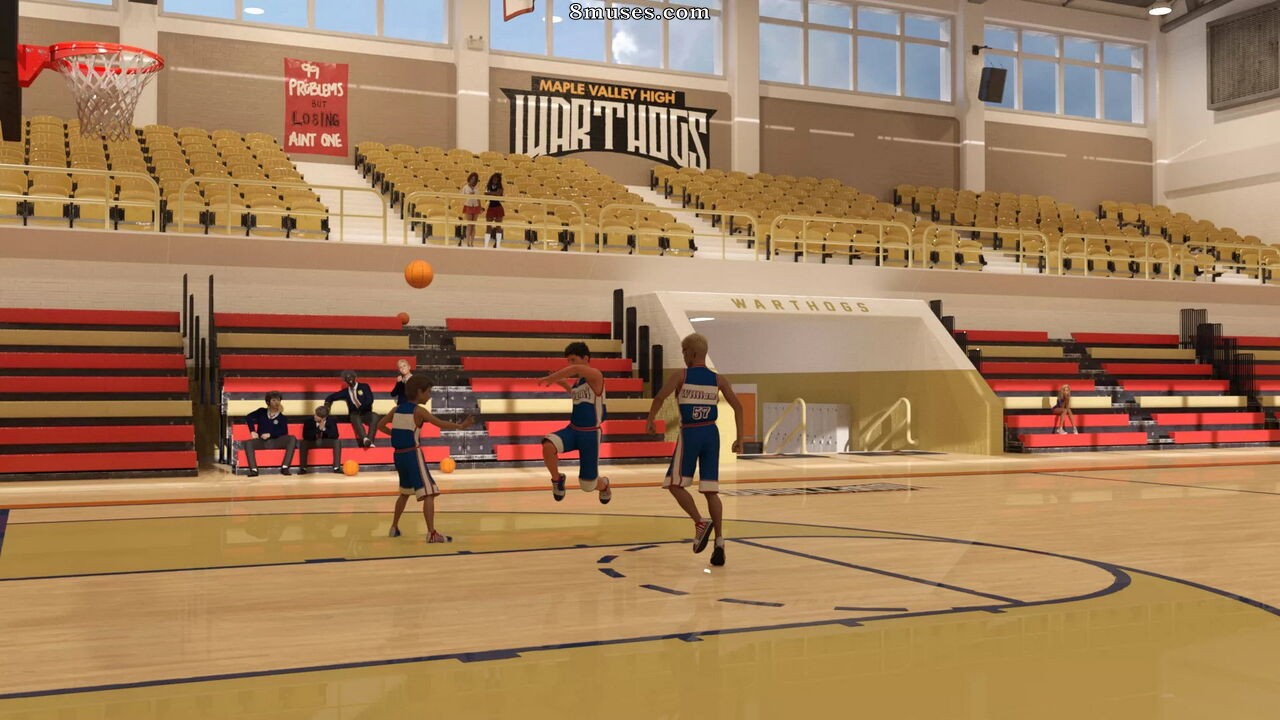 Adorable Romaine - Masturbation At Basketball Court - Page 1