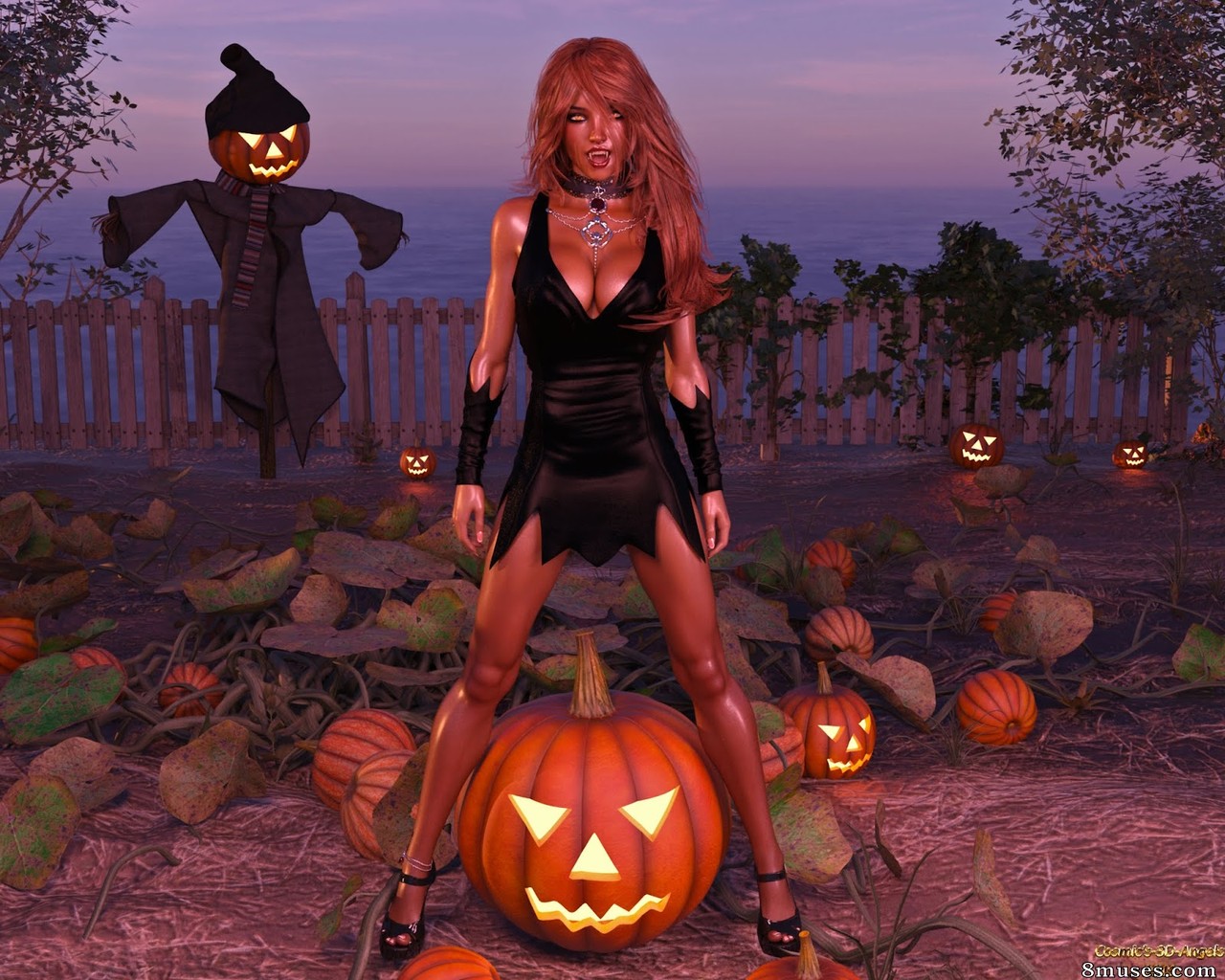 Cosmic 3D Angels - Happy Halloween - Page 1