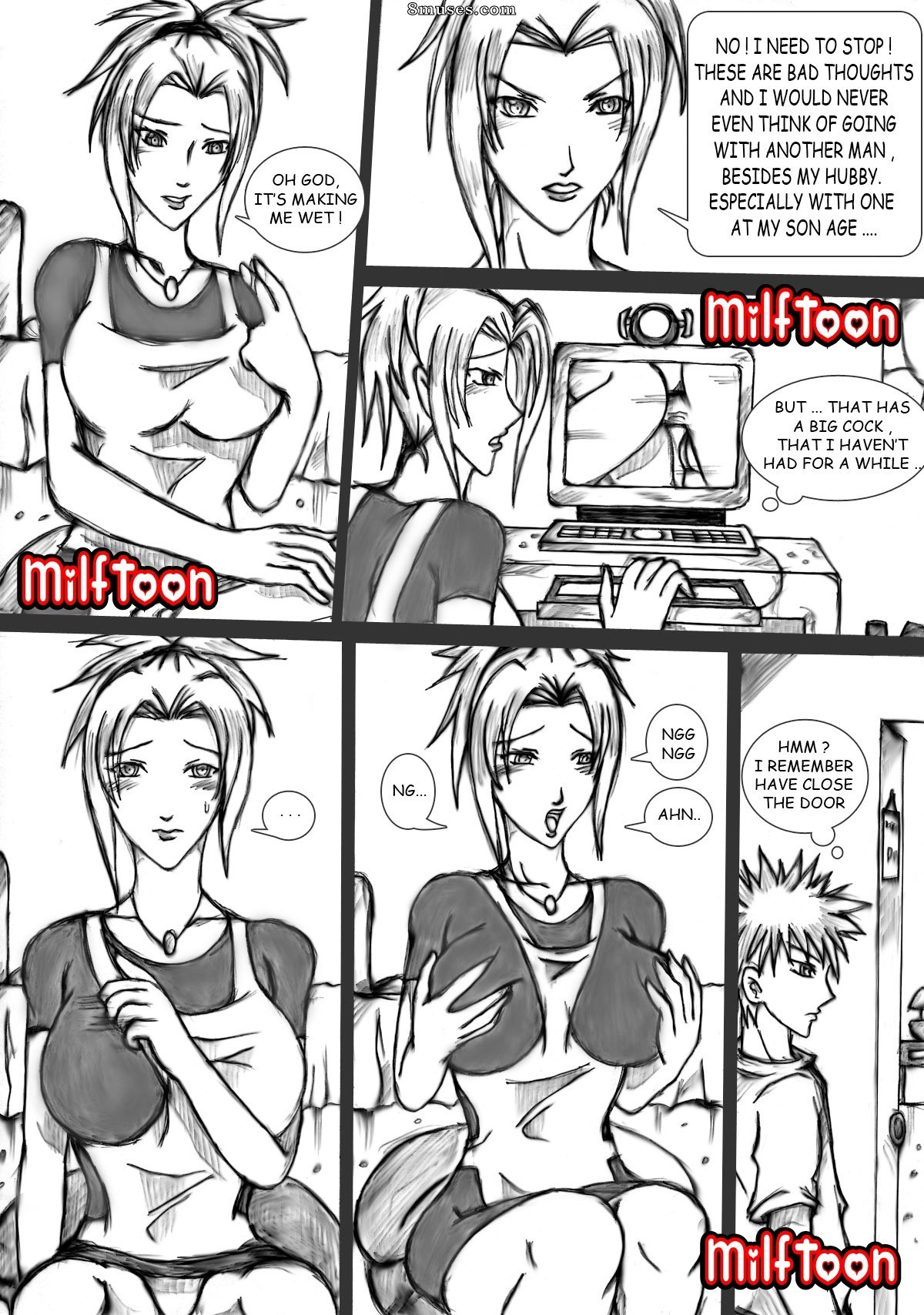 MilfToon Comics - माँ का विरोध करना - पेज 4