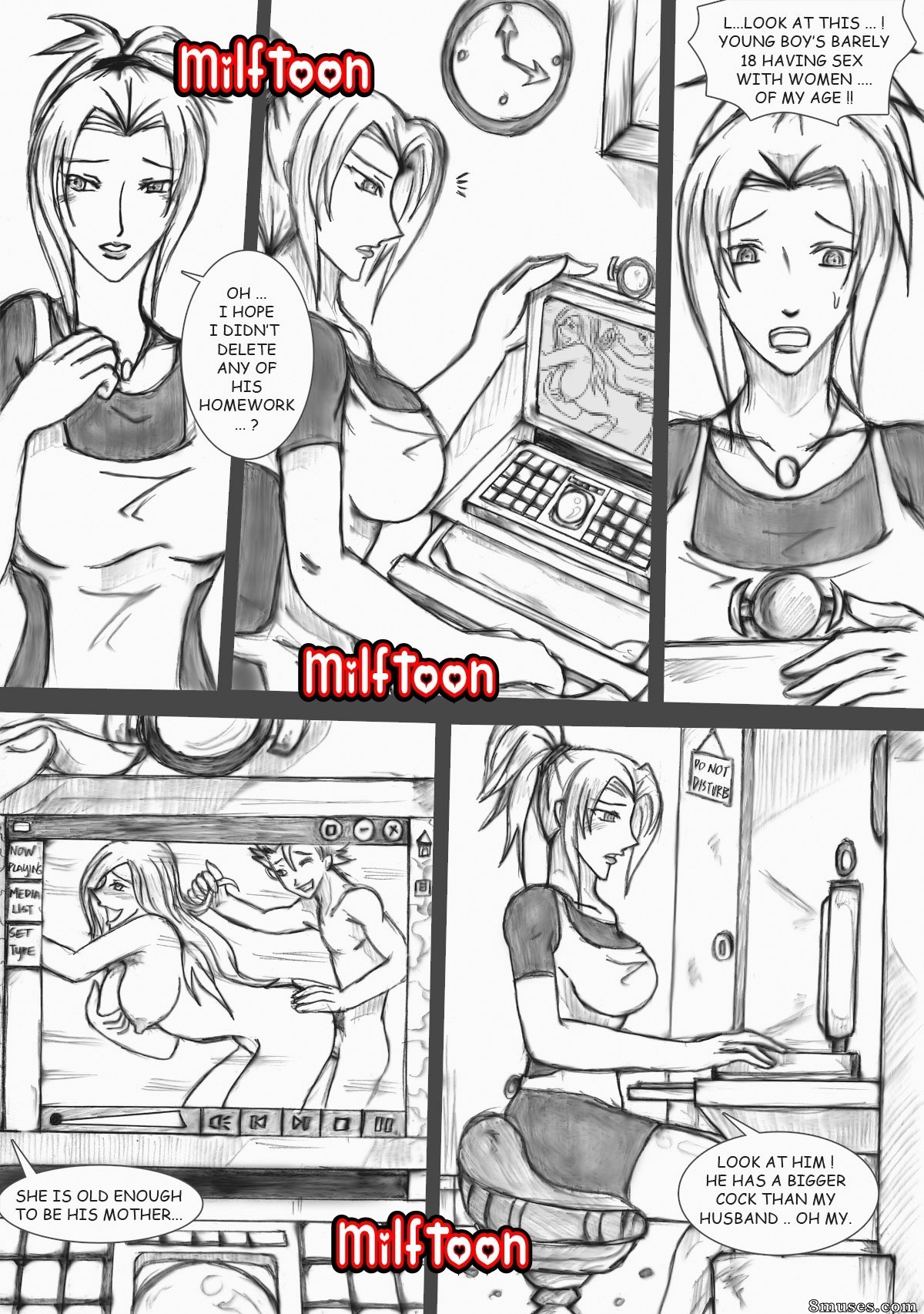 MilfToon Comics - Resistir a mamá - Página 3