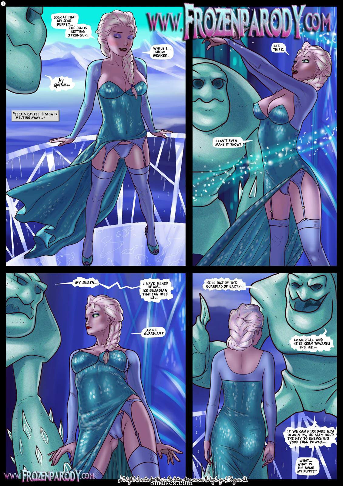 Frozen Parody Comics - Frozen Parody 12 - Elsa Meet Jack - Page 1