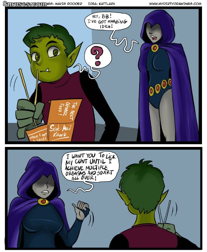 Mavis Rooder Comics - Halloween com BB e Raven - Página 1
