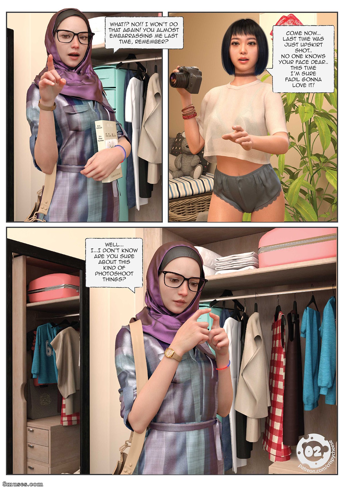 CrispyCheese Comics - El diario de una chica - Compañera de habitación - Página 2