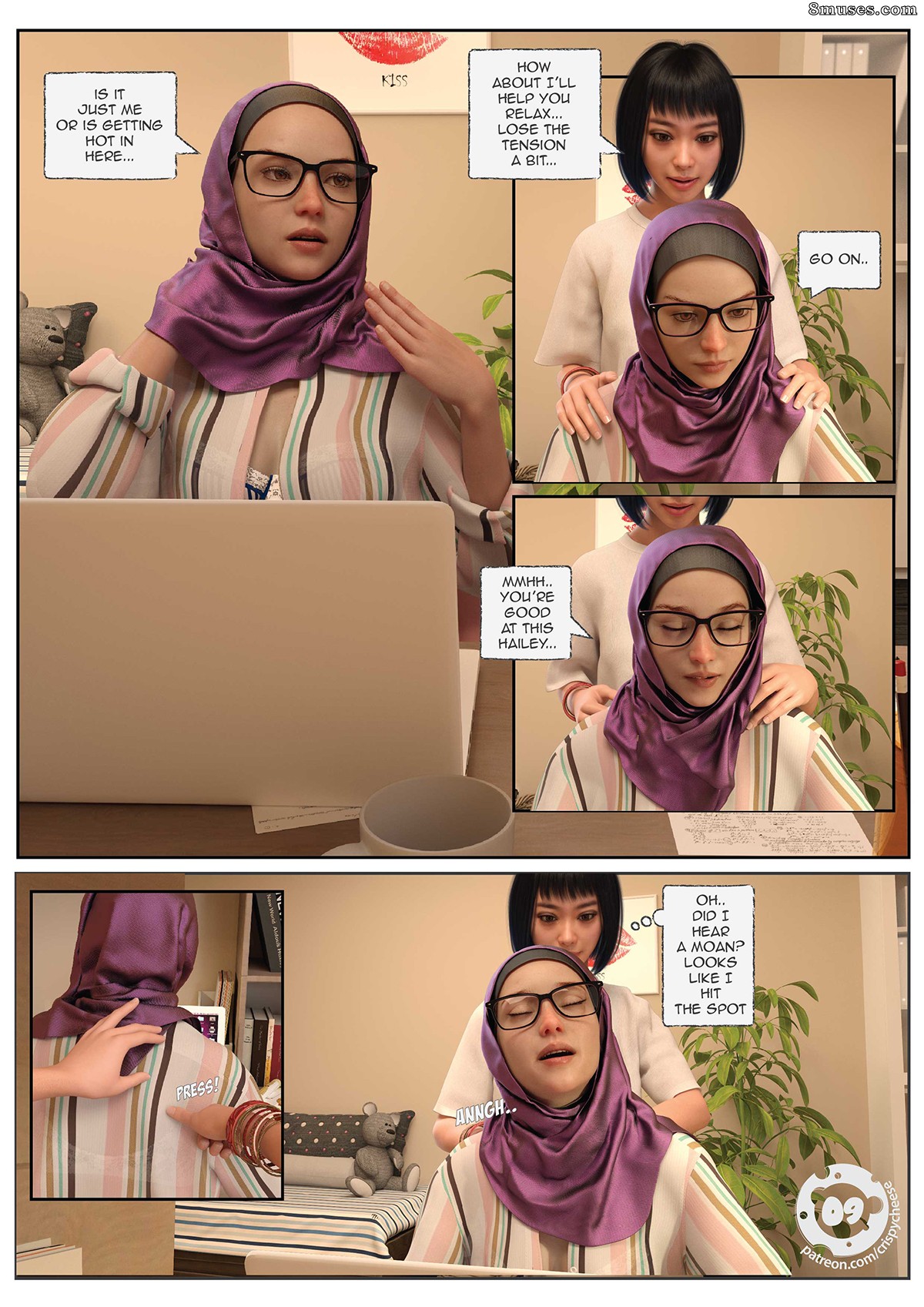 CrispyCheese Comics - O diário de uma garota - Companheira de quarto - Página 9