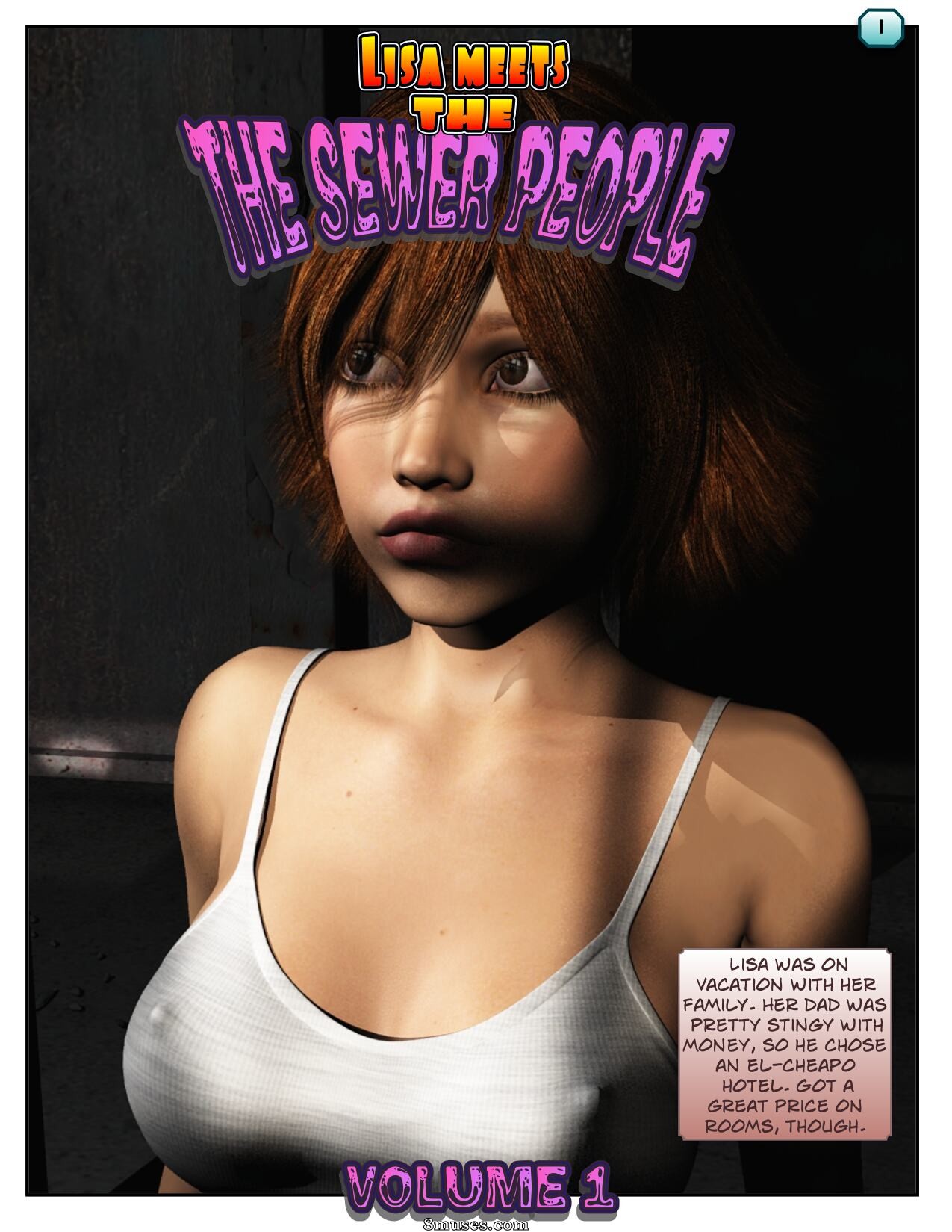 Xtreme3D Comics - Lisa rencontre les gens des égouts - Page 1