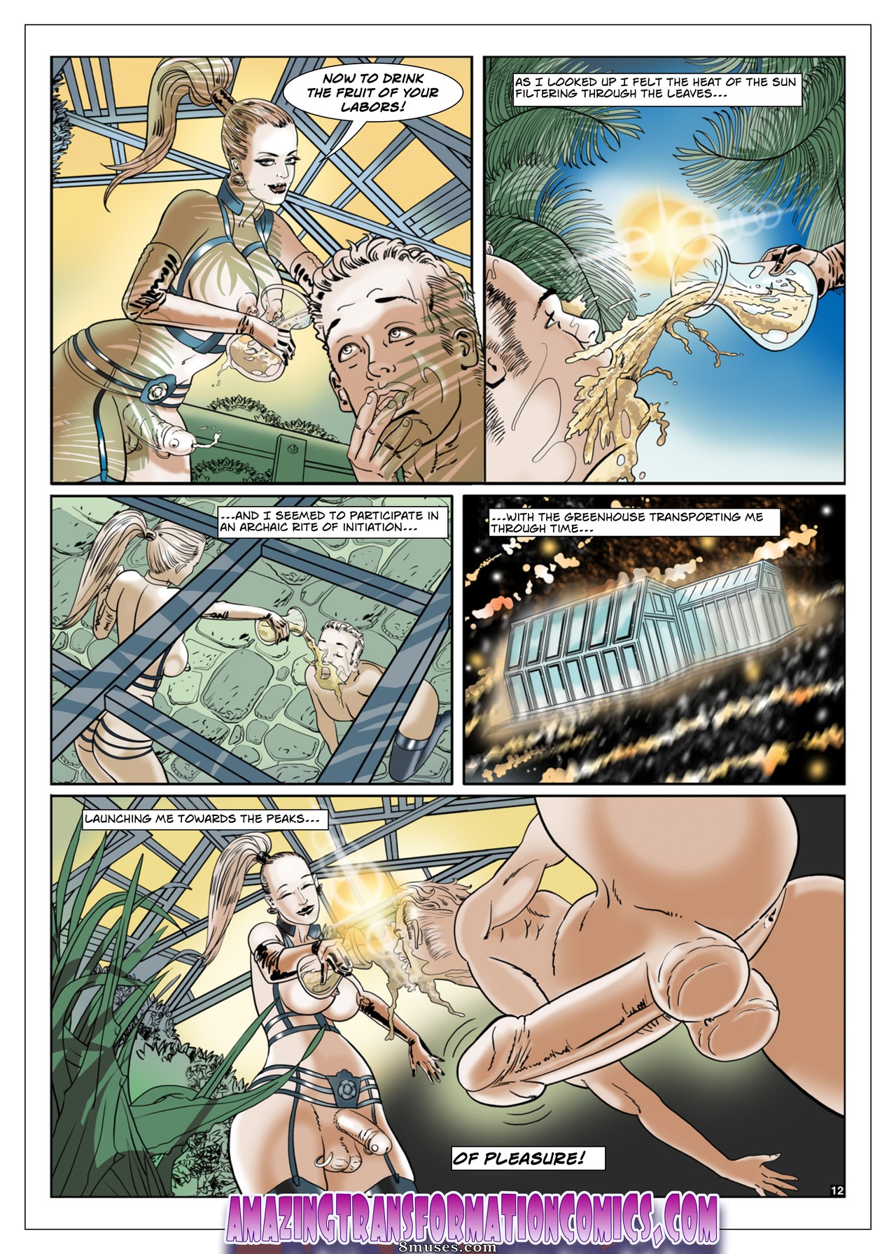 Amazing Transformation Comics - The Greenhouse & Yacht - Page 14
