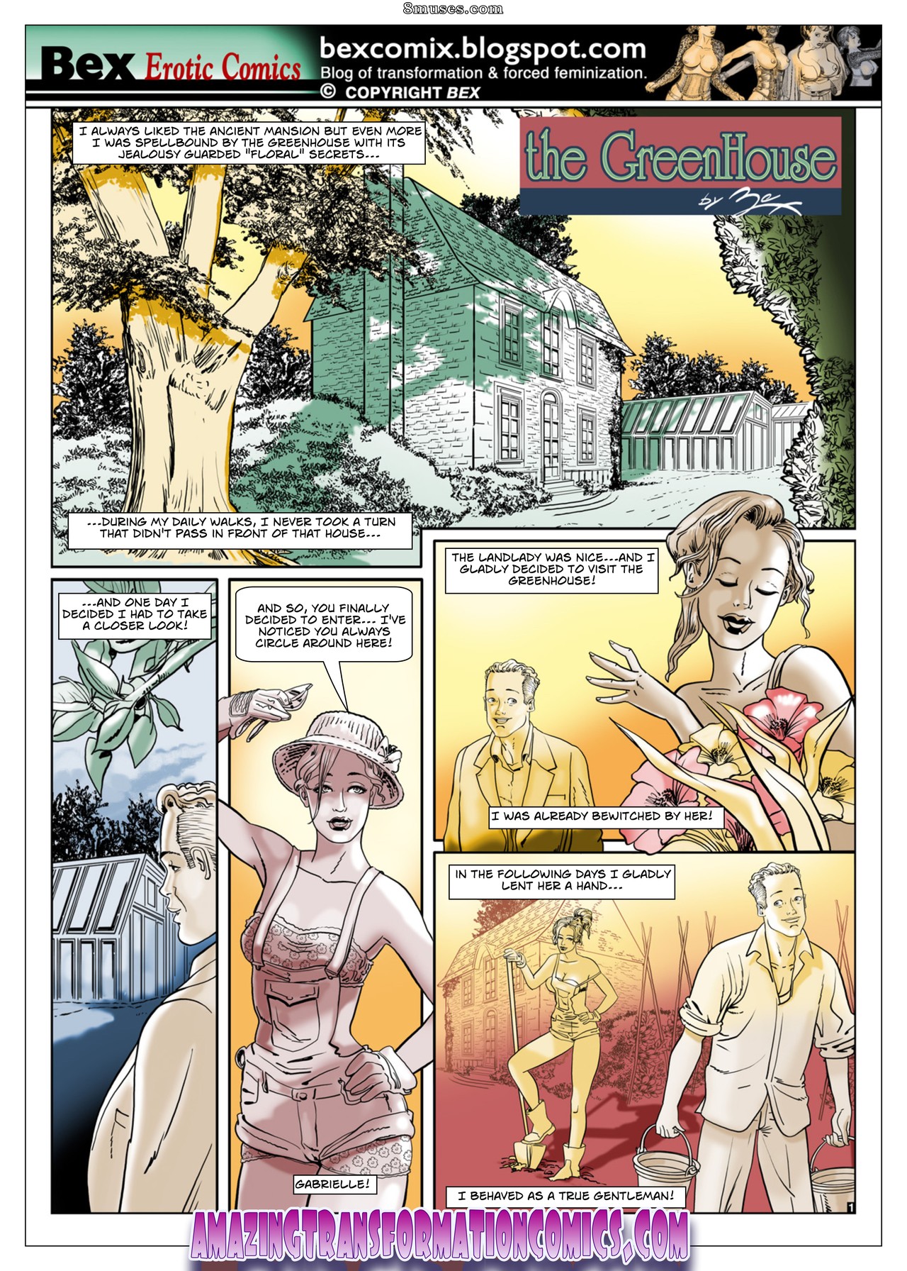 Amazing Transformation Comics - The Greenhouse & Yacht - Page 3