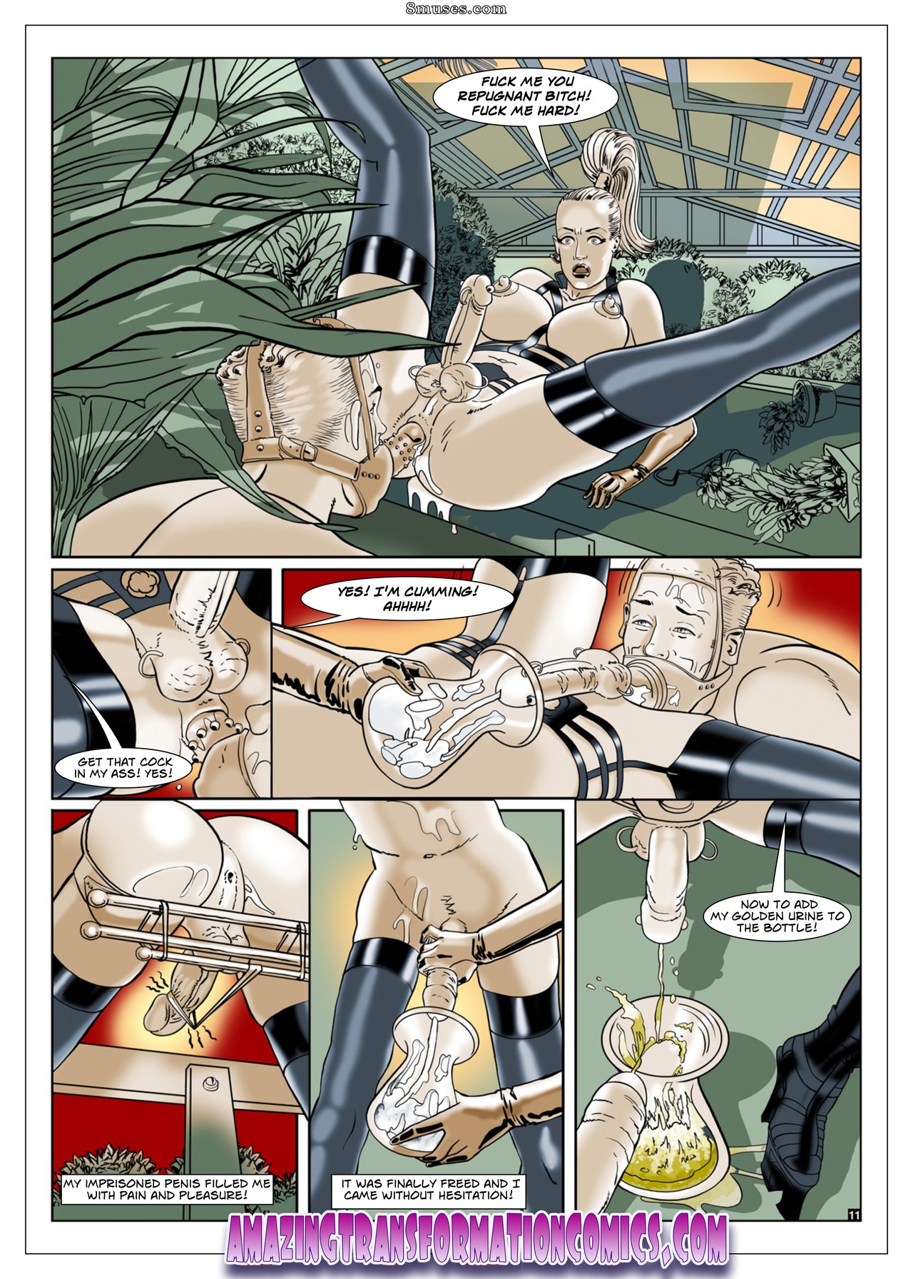 Amazing Transformation Comics - The Greenhouse & Yacht - Page 13