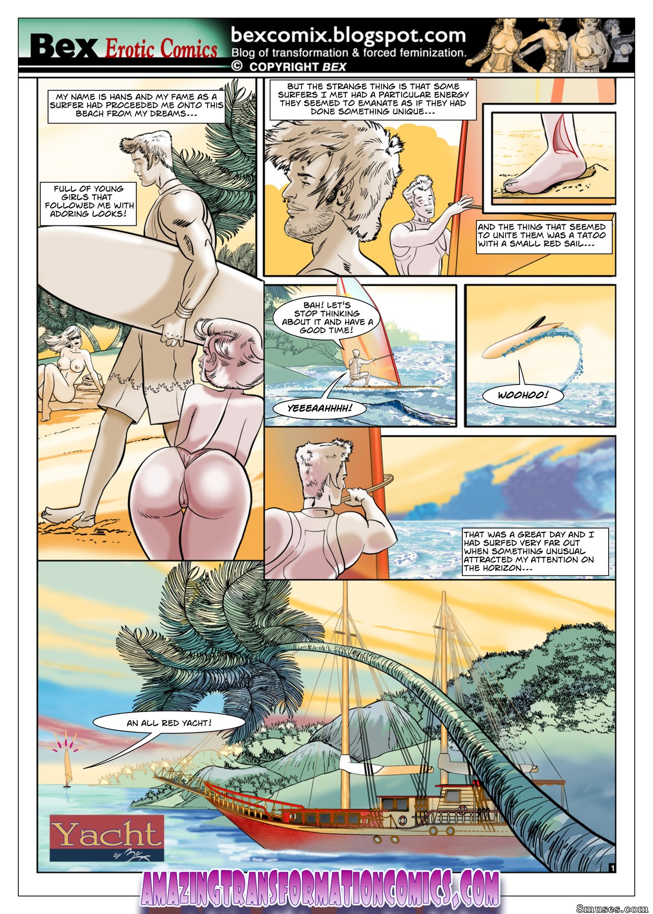 Amazing Transformation Comics - The Greenhouse & Yacht - Page 16
