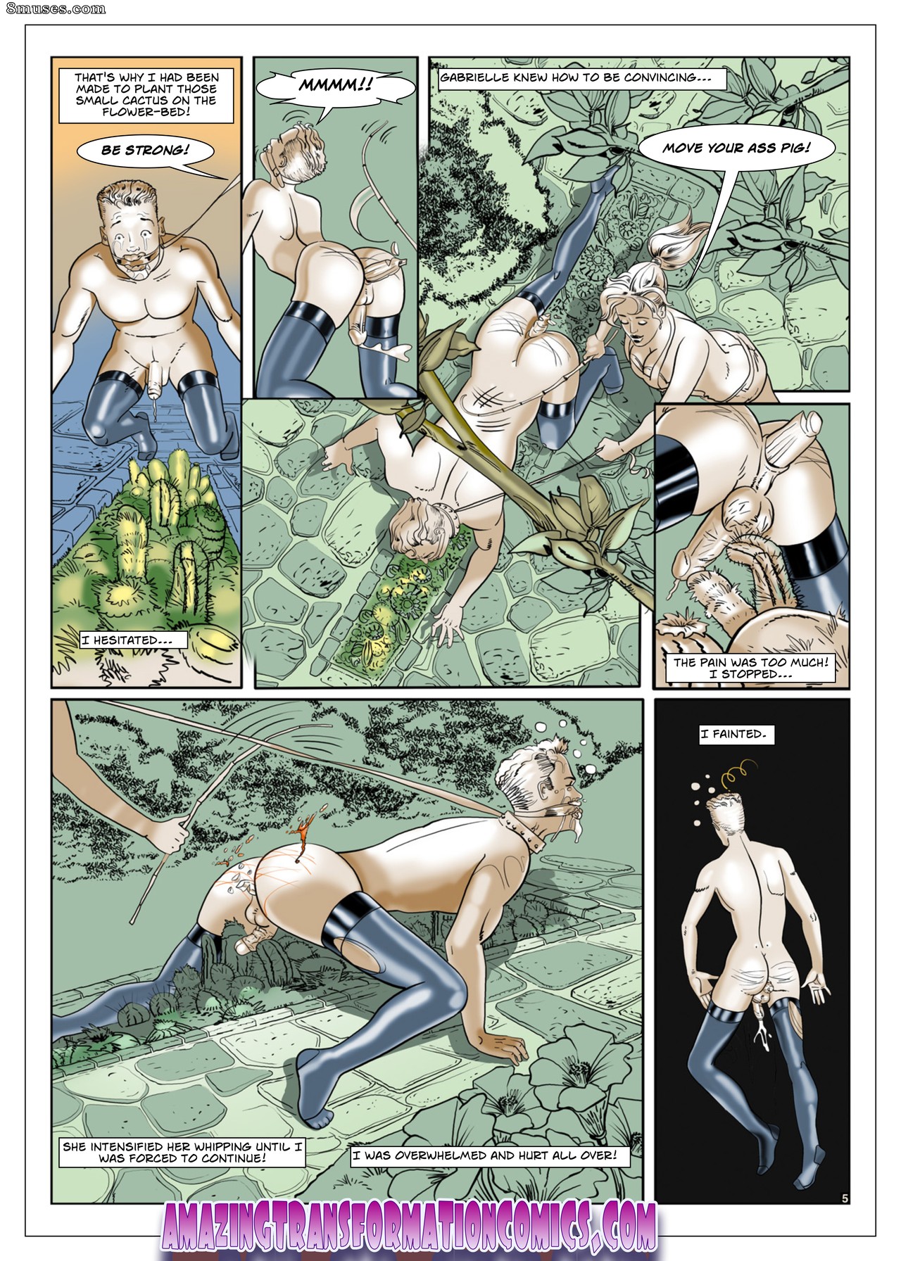 Amazing Transformation Comics - The Greenhouse & Yacht - Page 7
