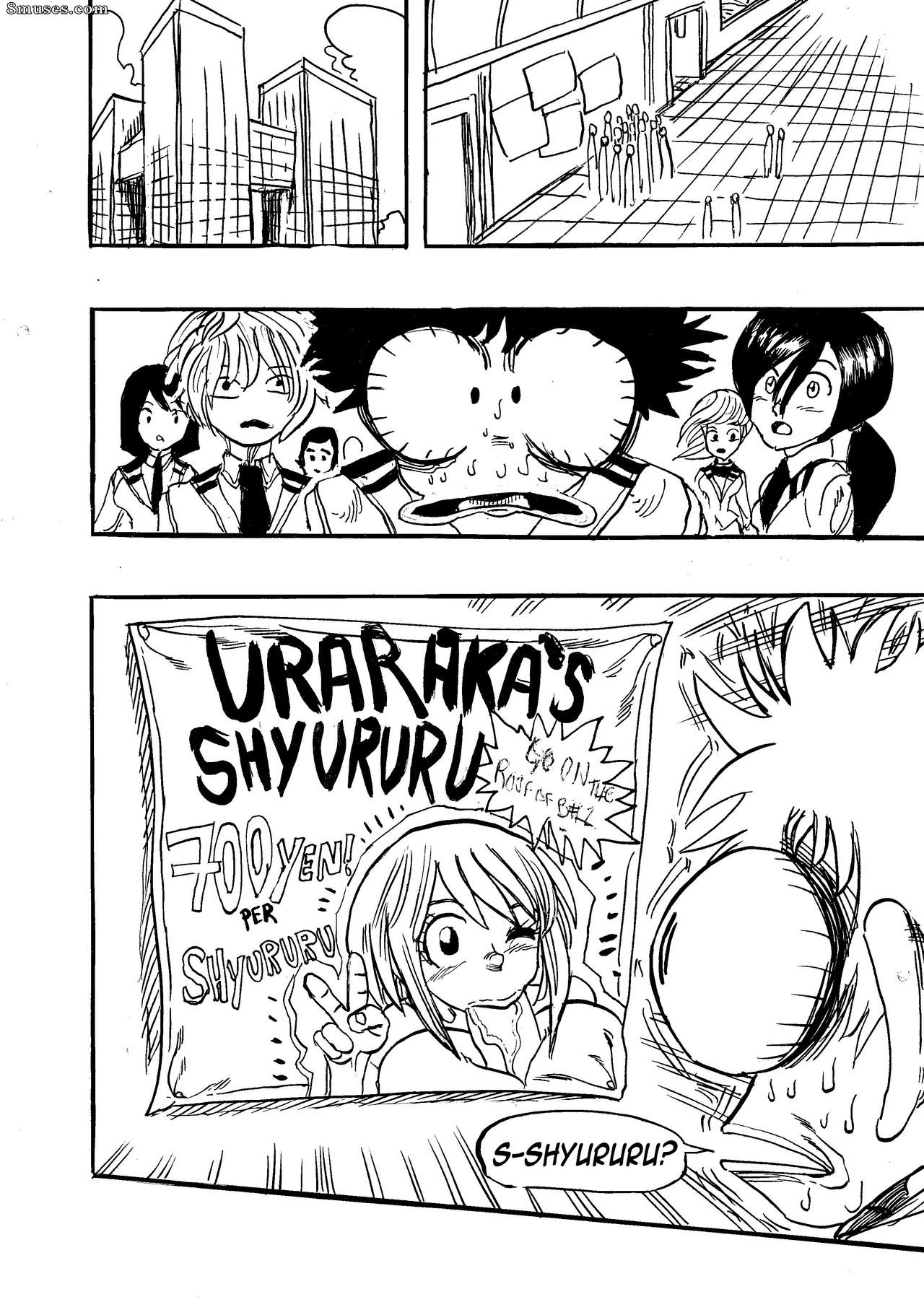 Garison Dunn Comics - Uraraka's Shyururu - Page 8