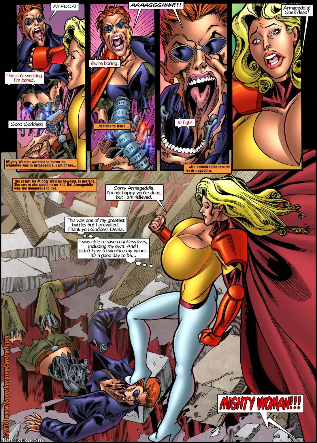 SuperHeroineComixxx - Mulher primária alvo principal em Mulher poderosa prime - Página 12