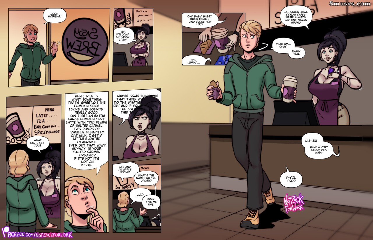 NotZackForWork Comics - Sassy Brew Deluxe - Página 1