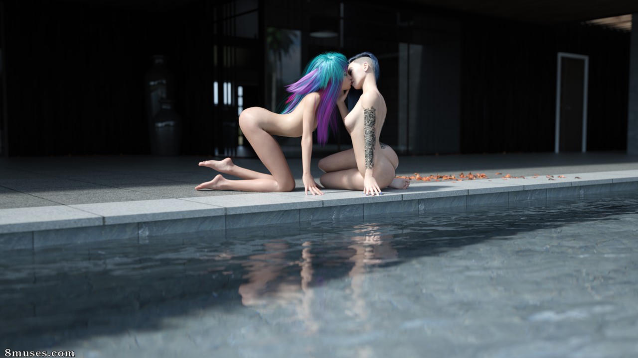 Xide Comics - Chloe y Syn - Al lado de la piscina - Página 9