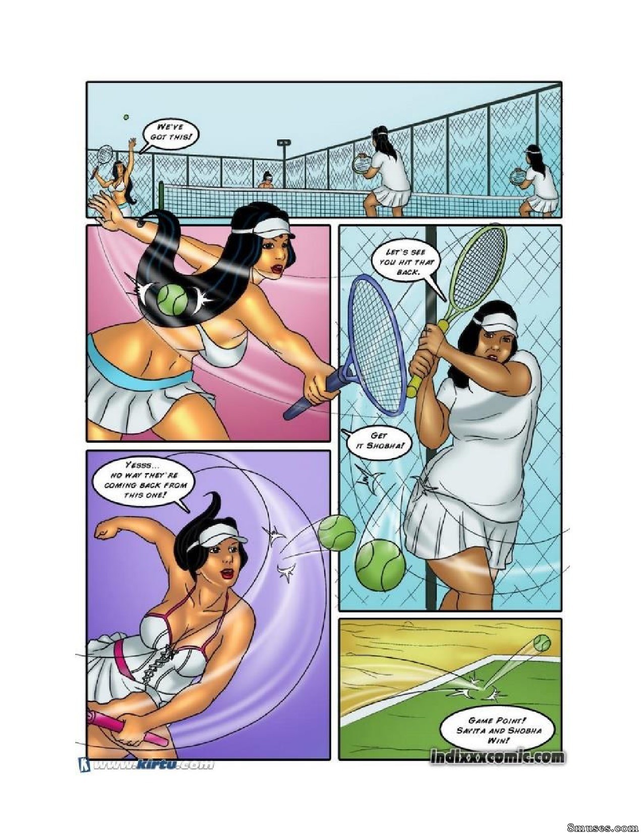 Kirtu.com Comics - Savita Bhabhi - Episódio 37 Alguém para o tênis - Página 9