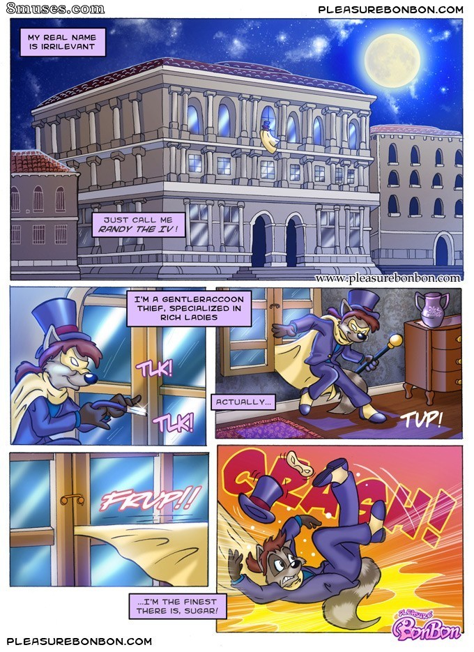 PleasureBonBon Comics - Raccoon Business - Page 2