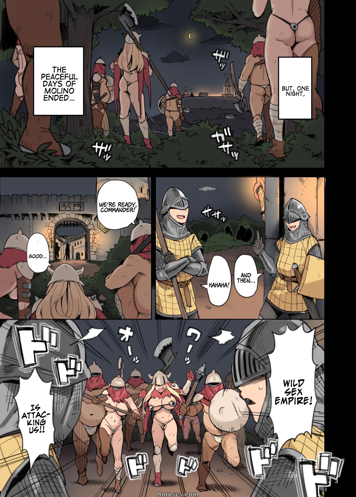 Irotenya - Shinryaku no Wild Ecchi Teikoku! - Inran Dasshutsu Hen - Raid from the Wild Sex Empire! - Page 3
