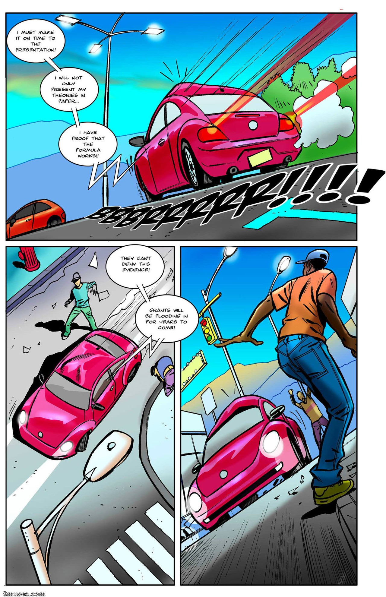 Giantess Club Comics - Experimento com planta gigante - Página 10