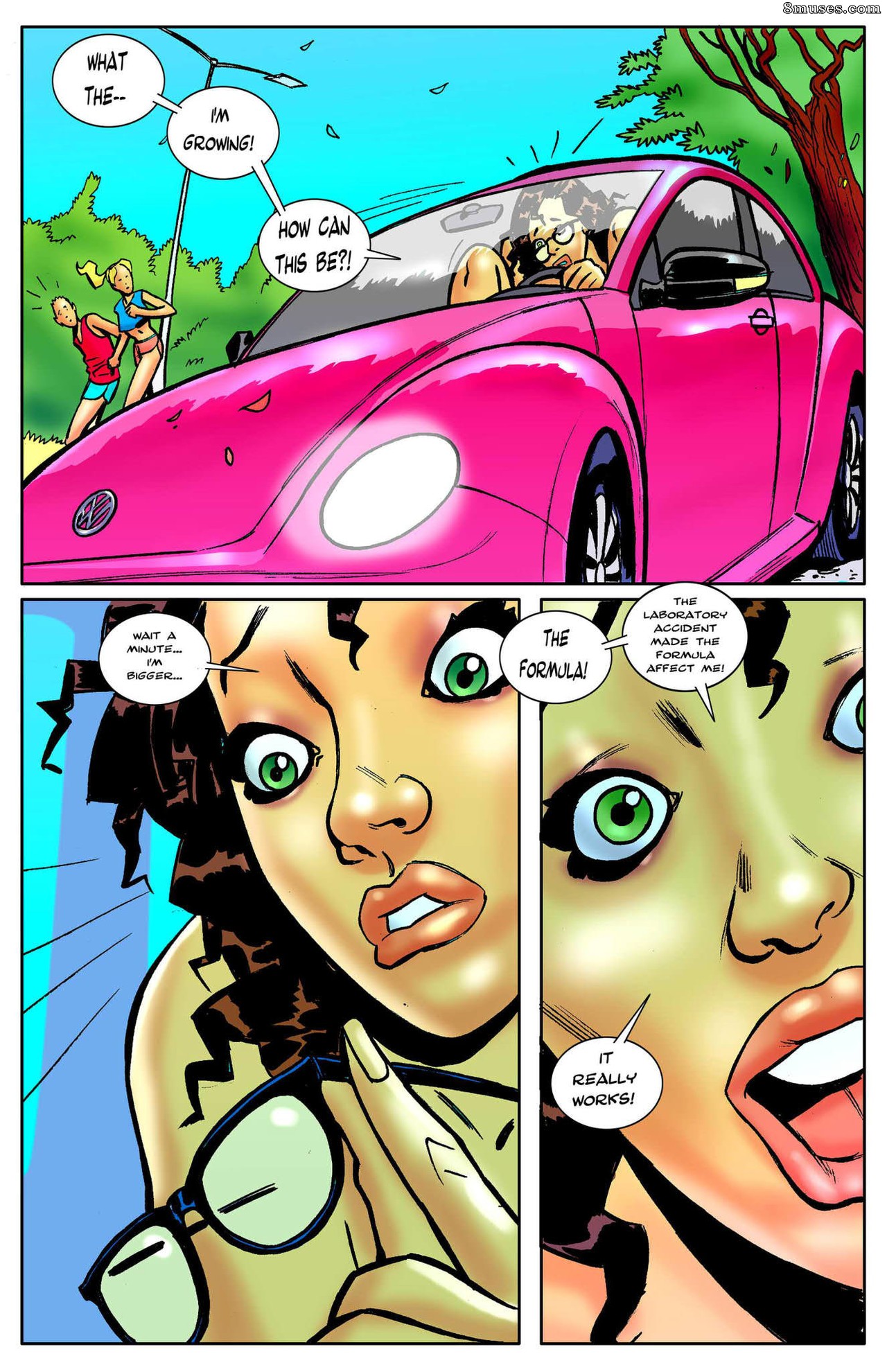 Giantess Club Comics - Giant Plant Experiment - Page 9