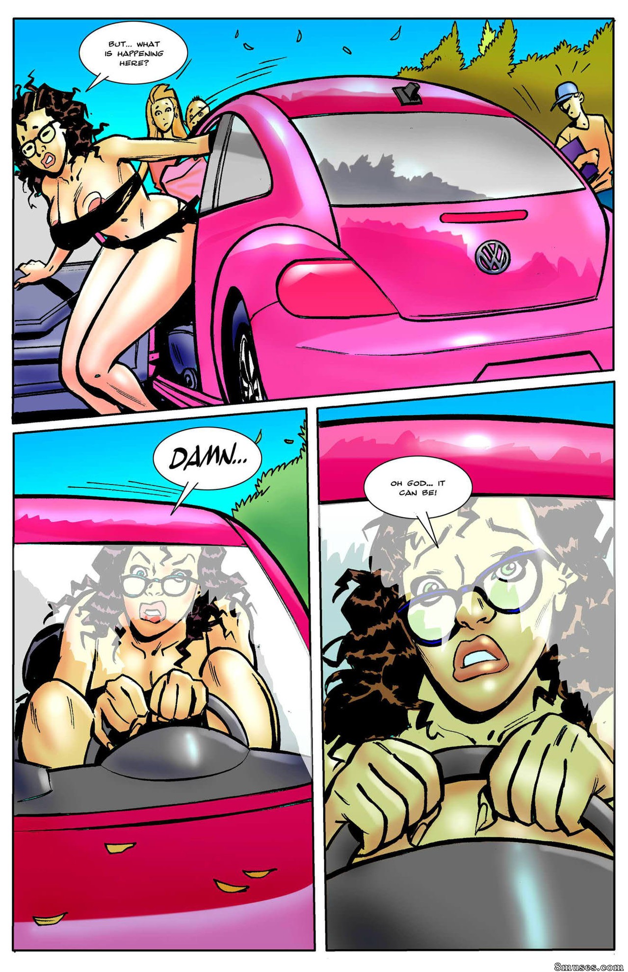 Giantess Club Comics - Giant Plant Experiment - Page 8