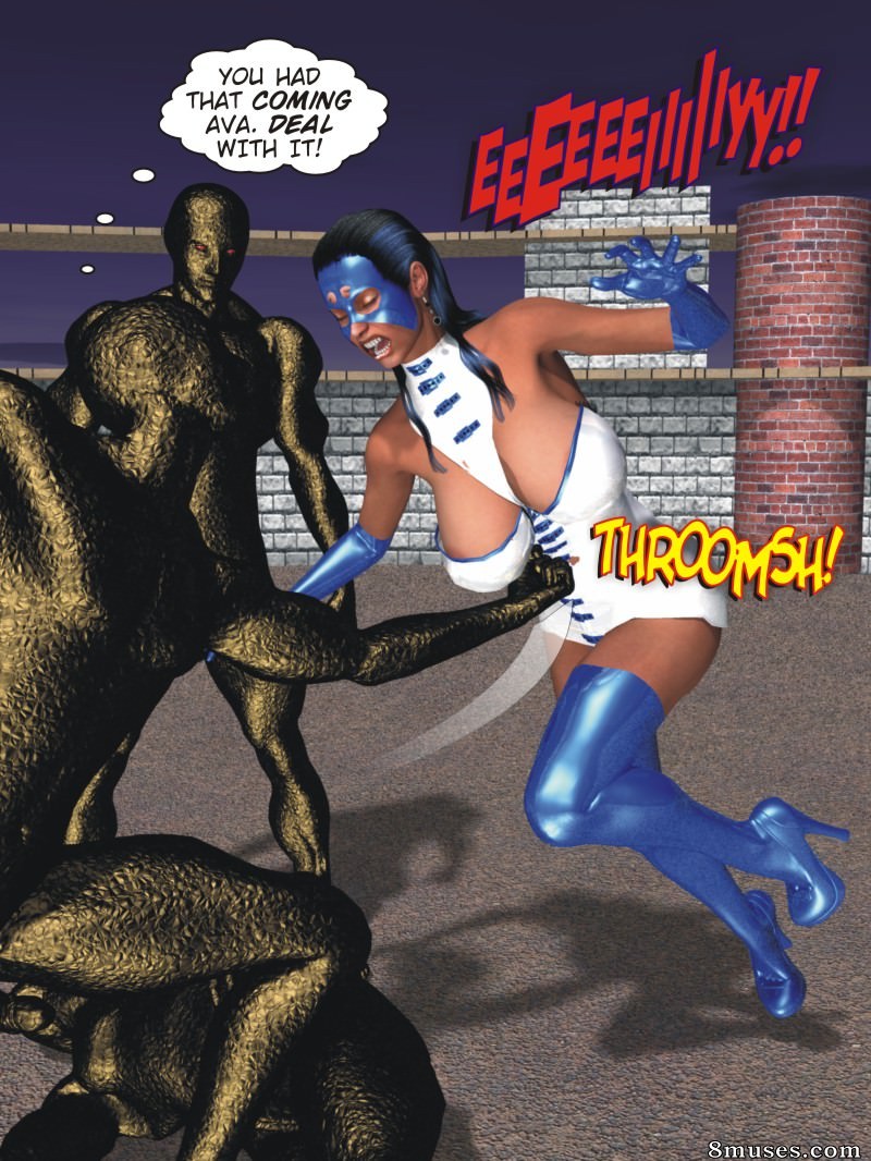 Captured-Heroines Comics - Enter the Arena - Page 8