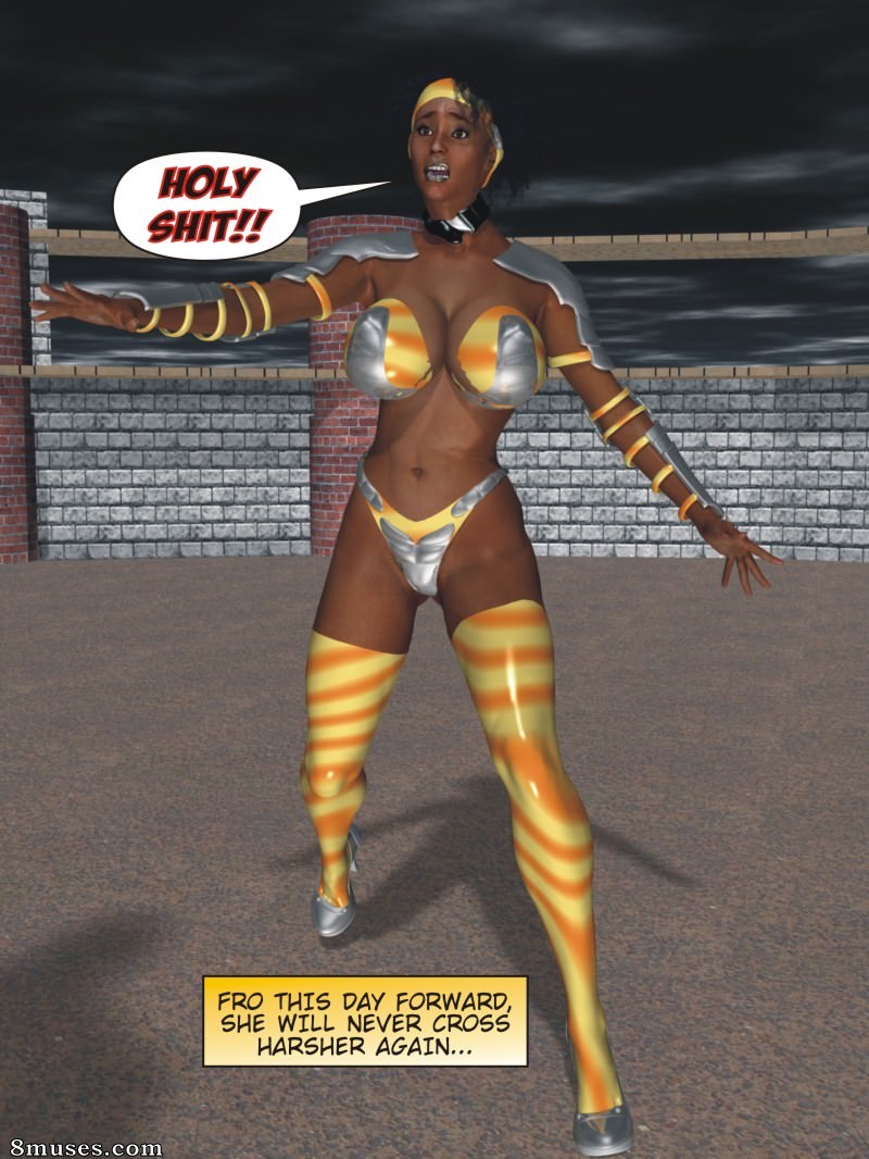 Captured-Heroines Comics - Entre na arena - Página 45