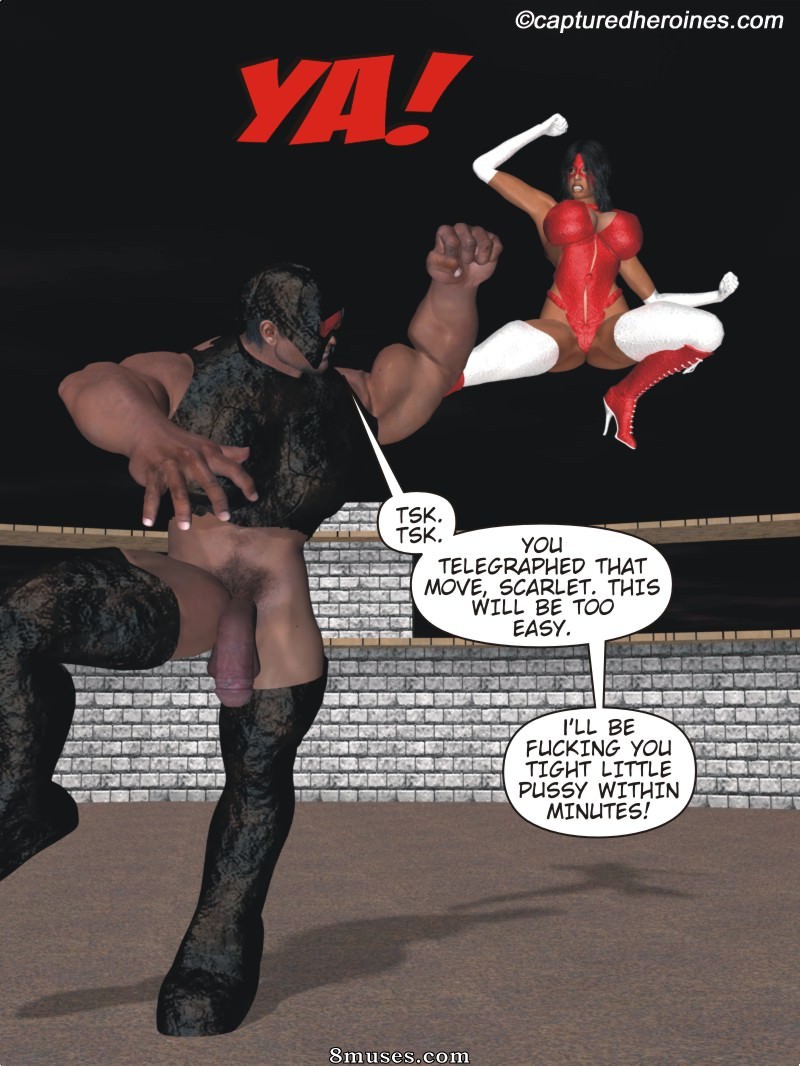 Captured-Heroines Comics - Entre na arena - Página 72