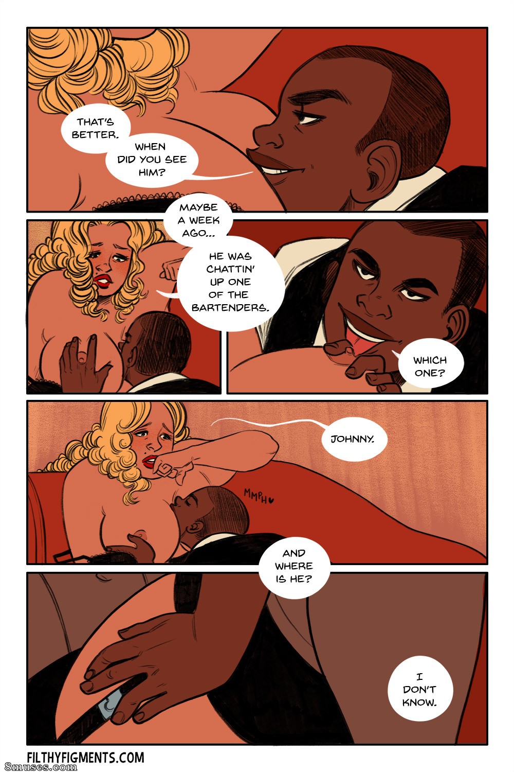 Filthy Figments Comics - The Lady in Neon - A Bentley Jones Mystery - Page 14