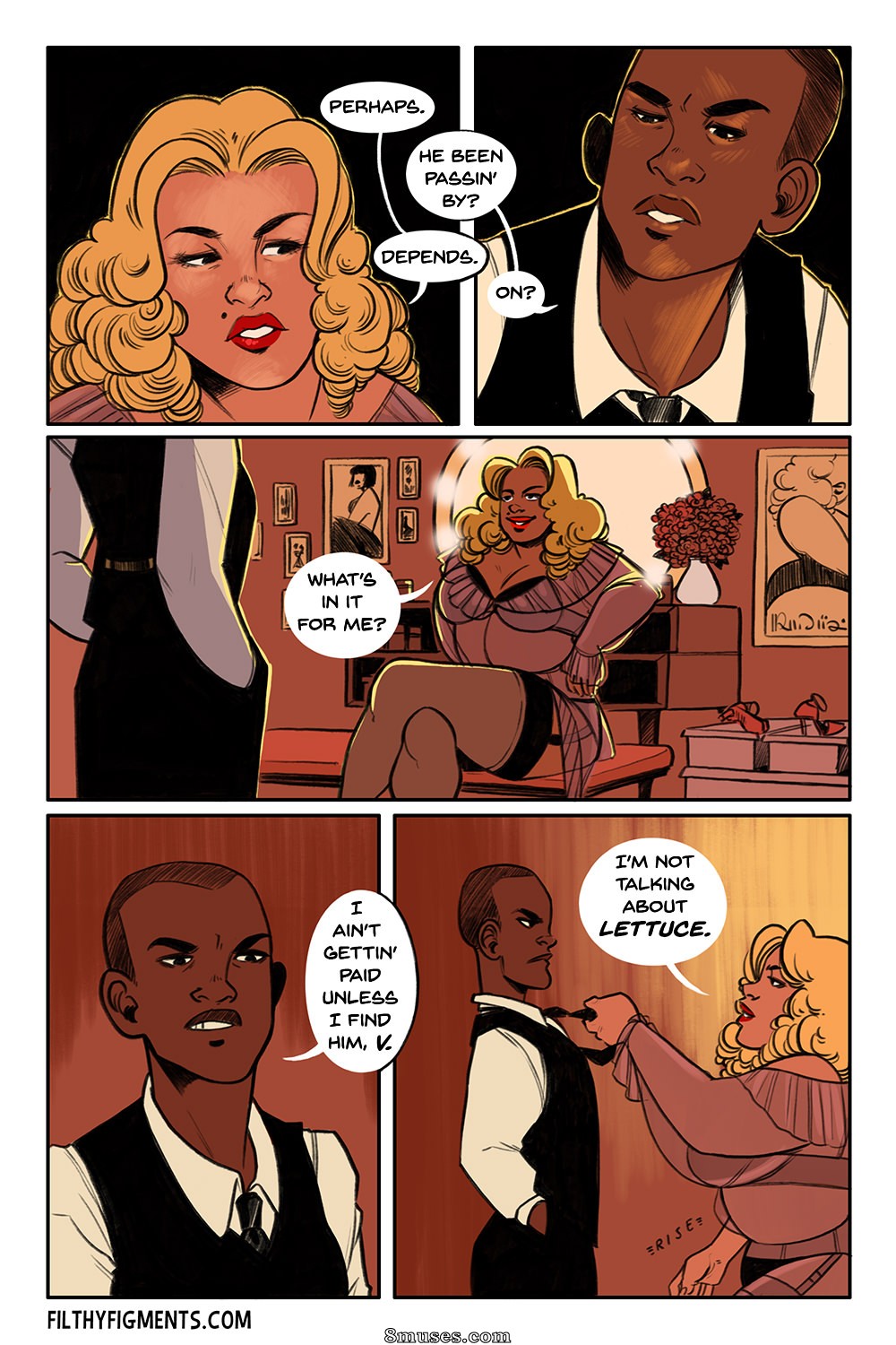 Filthy Figments Comics - La dame en néon - un mystère de Bentley Jones - Page 9