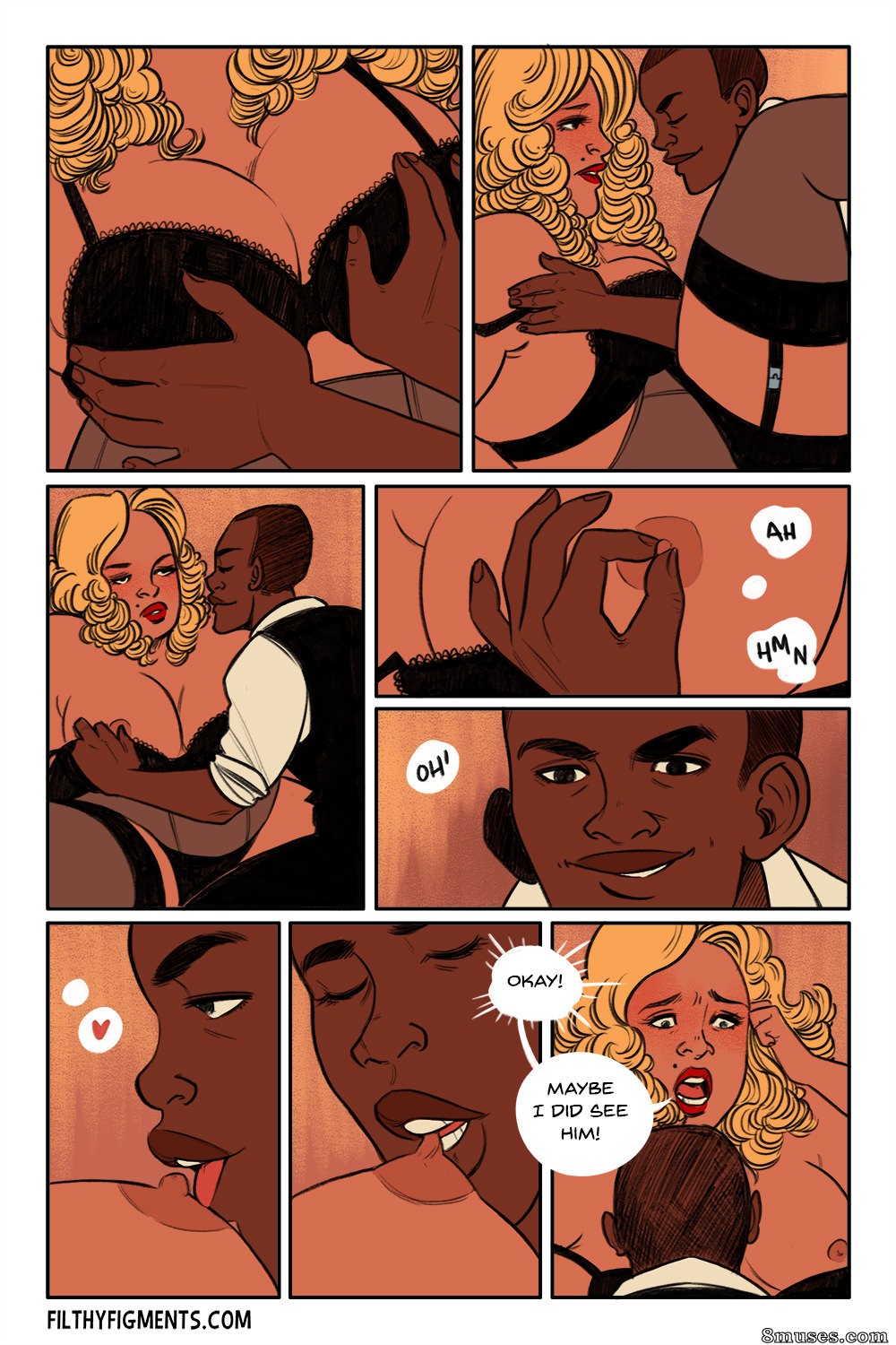 Filthy Figments Comics - The Lady in Neon - A Bentley Jones Mystery - Page 13