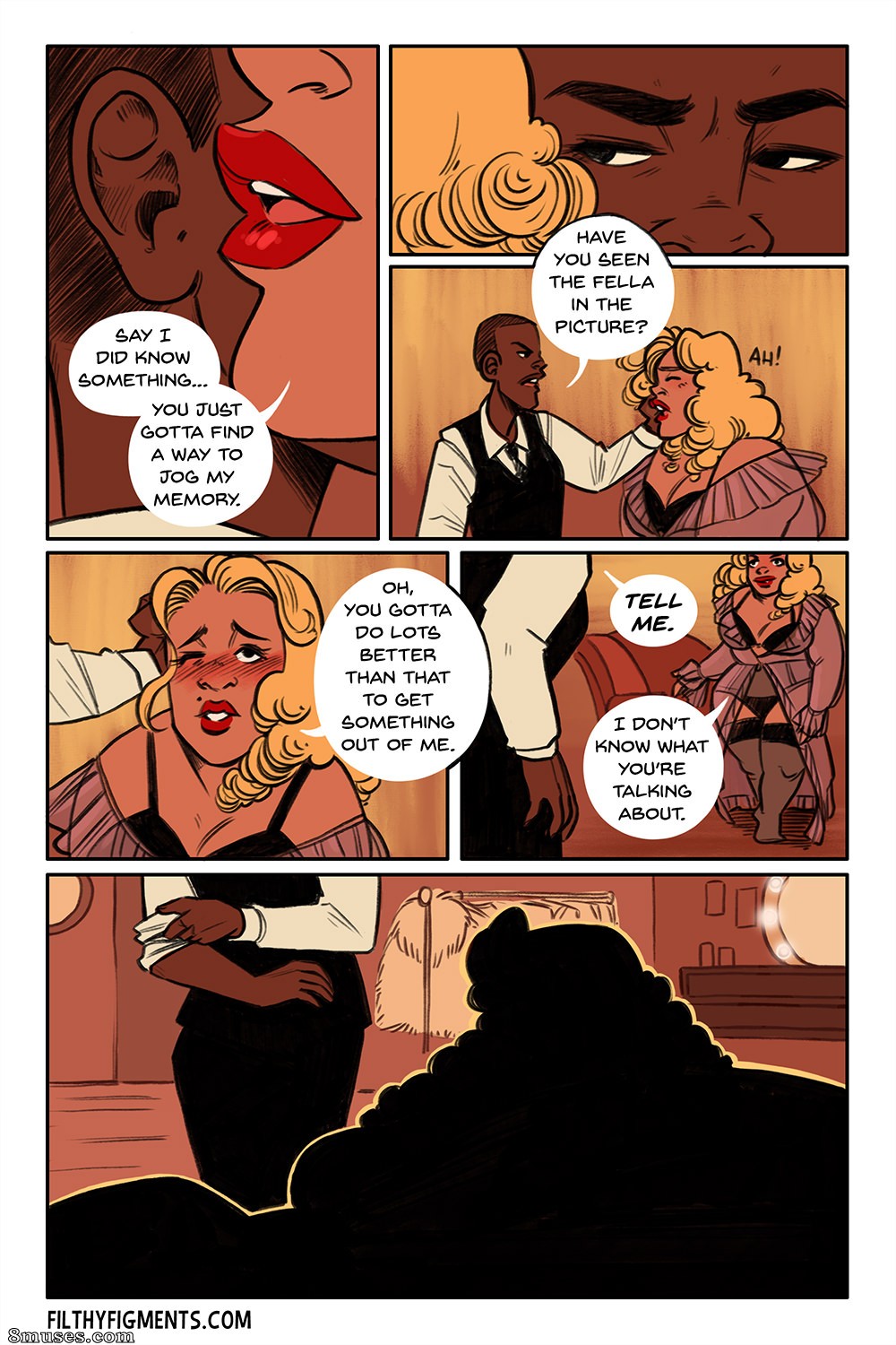 Filthy Figments Comics - A dama em neon - Um mistério de Bentley Jones - Página 10
