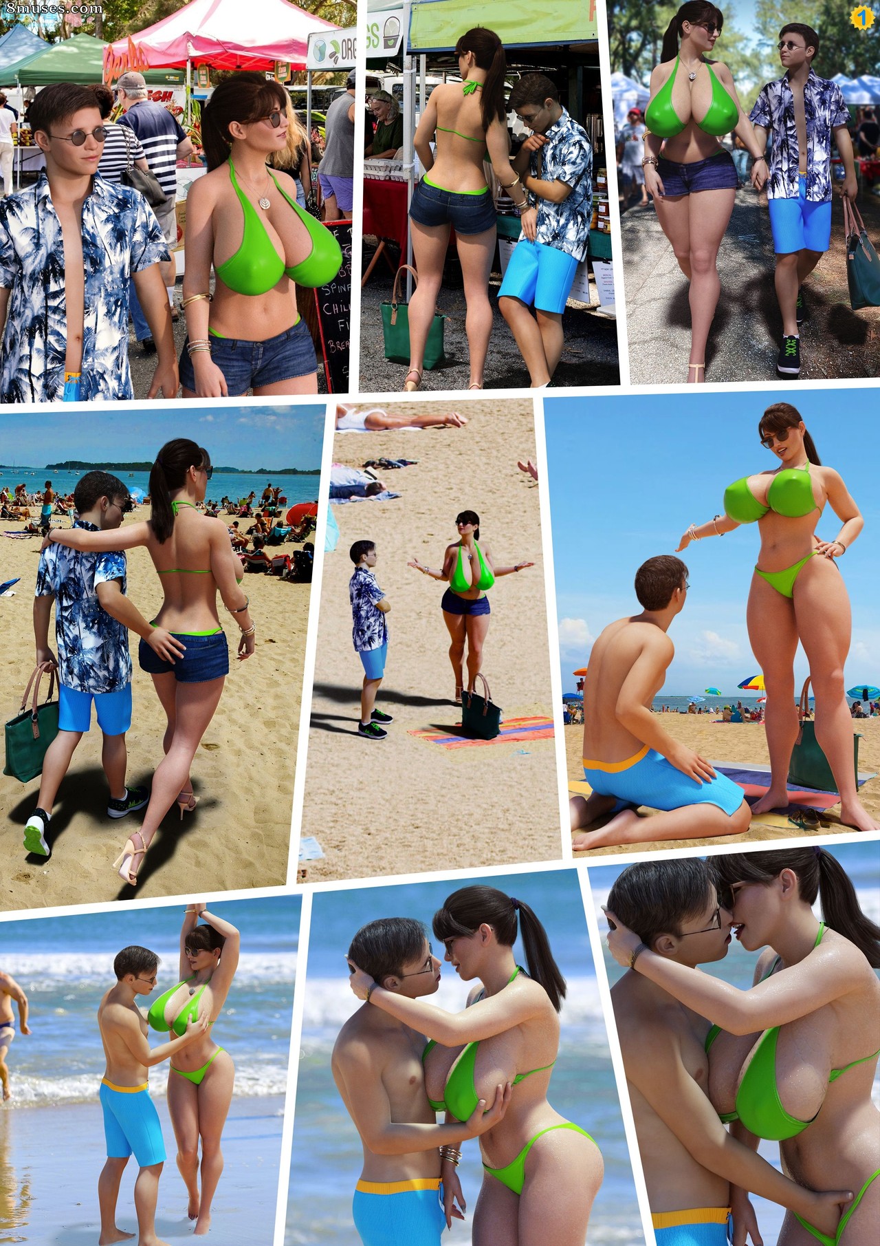 13G - Angelica - A Trip to the Beach - Page 2
