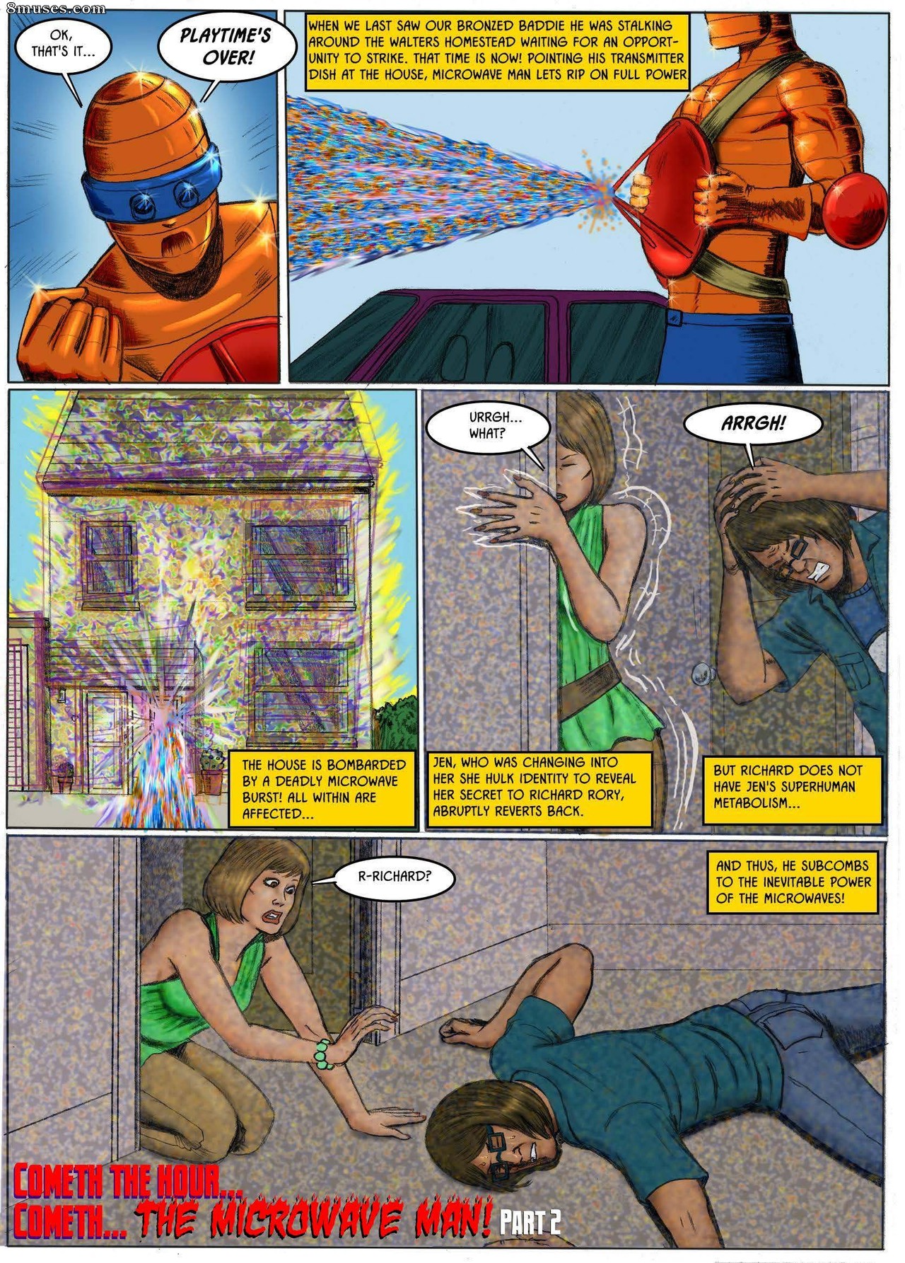 Manic Comics - O homem do micro-ondas - Página 9