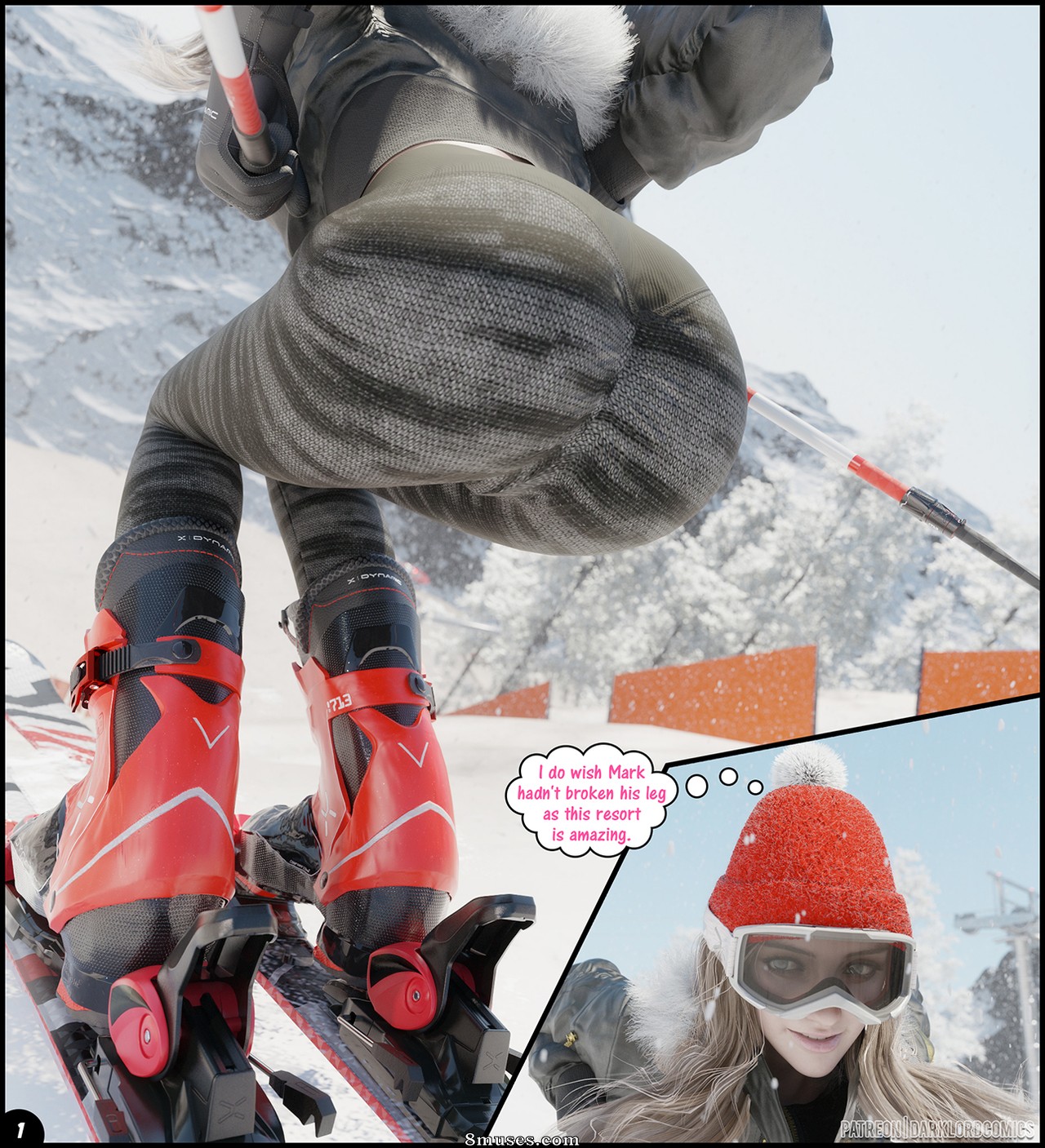 Darklord - Rose goes skiing - Page 1