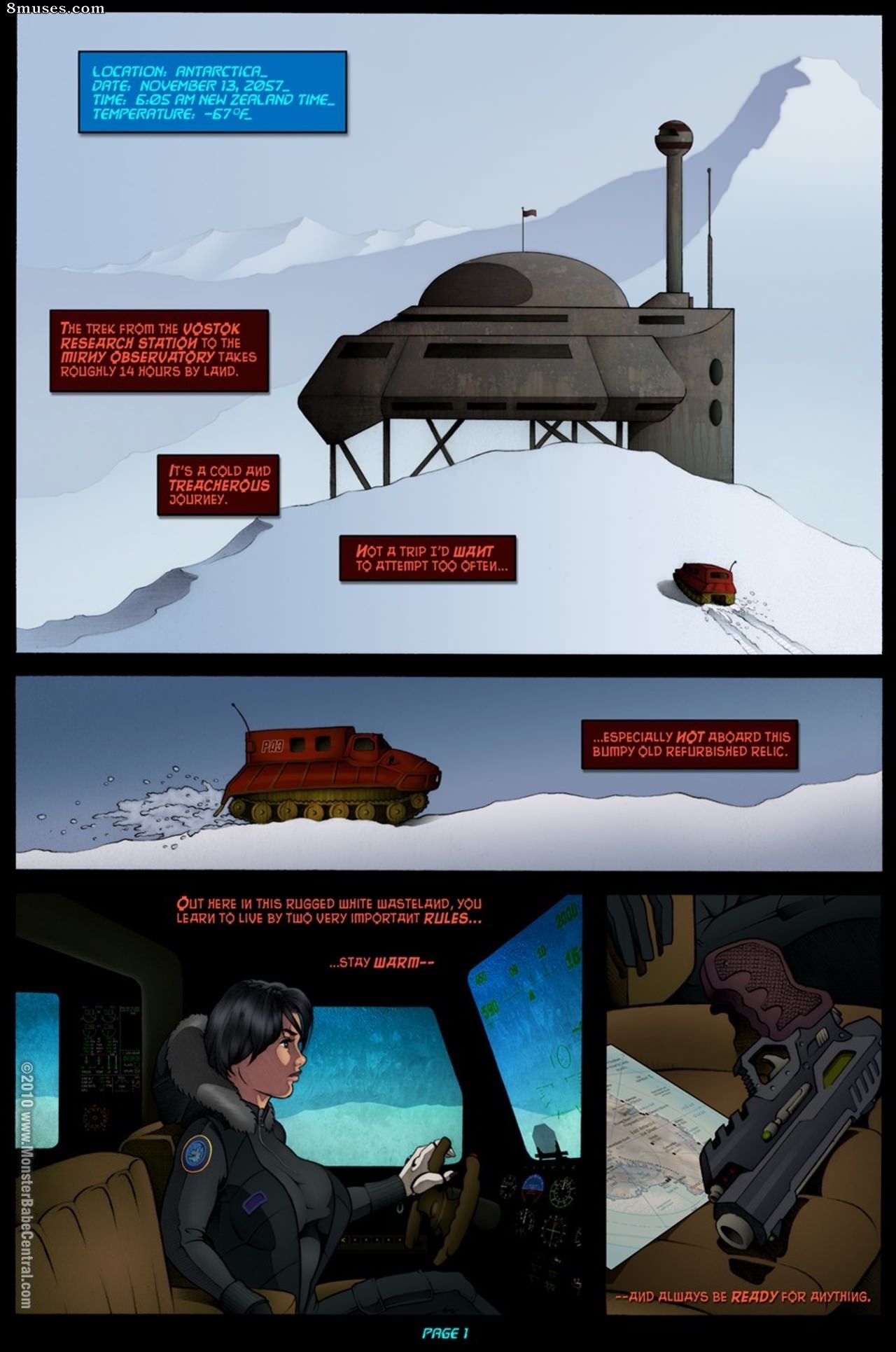 Monster Babe Central - Alien Winter - Page 2