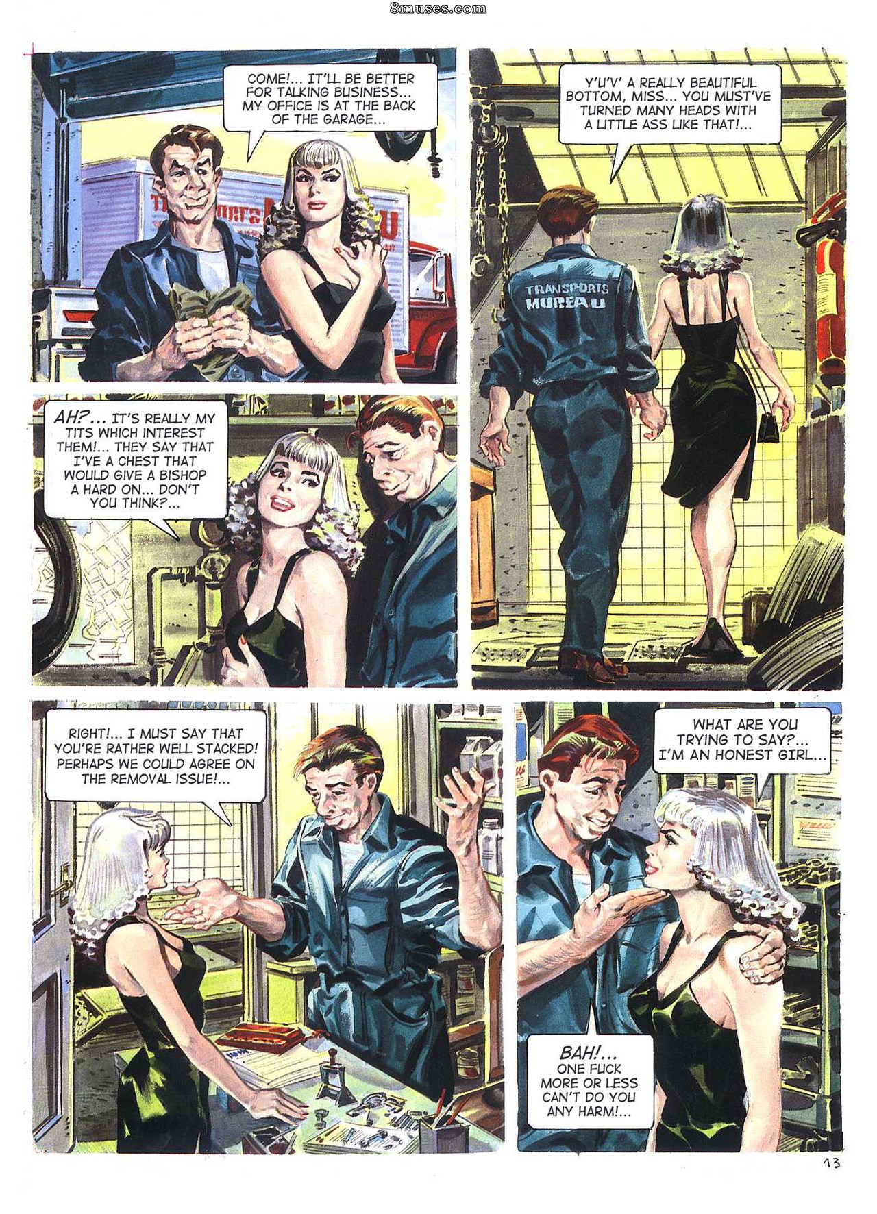 AllPornComics.com Comics - La viuda - Página 13