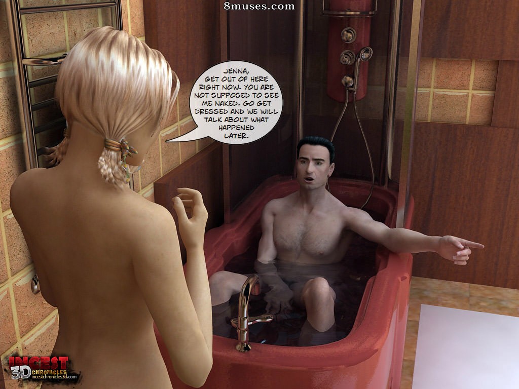 IncestChronicles3D Comics - Educação sexual em casa - Jenna - Página 9