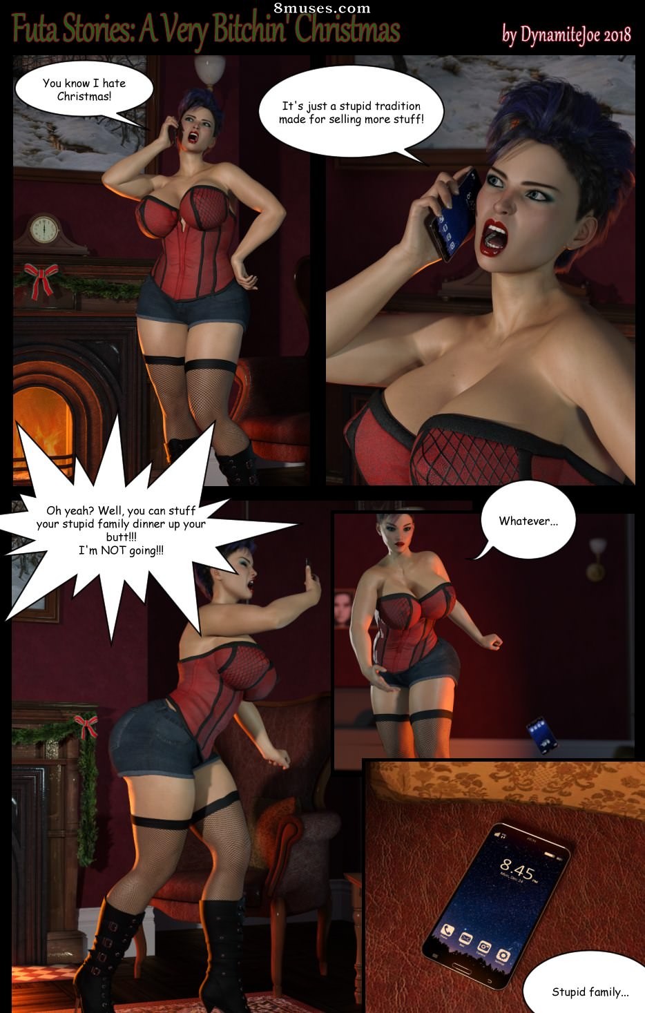 DynamiteJoe - Futa Stories - A Very Bitchin Christmas - Page 1