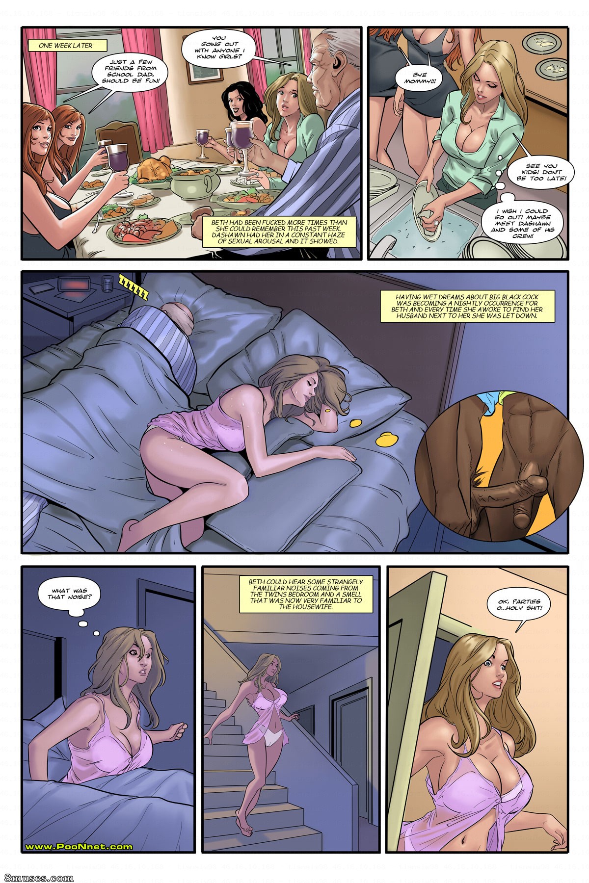 PooNnet Comics - As Garotas Williams Fazem Negro - Página 18