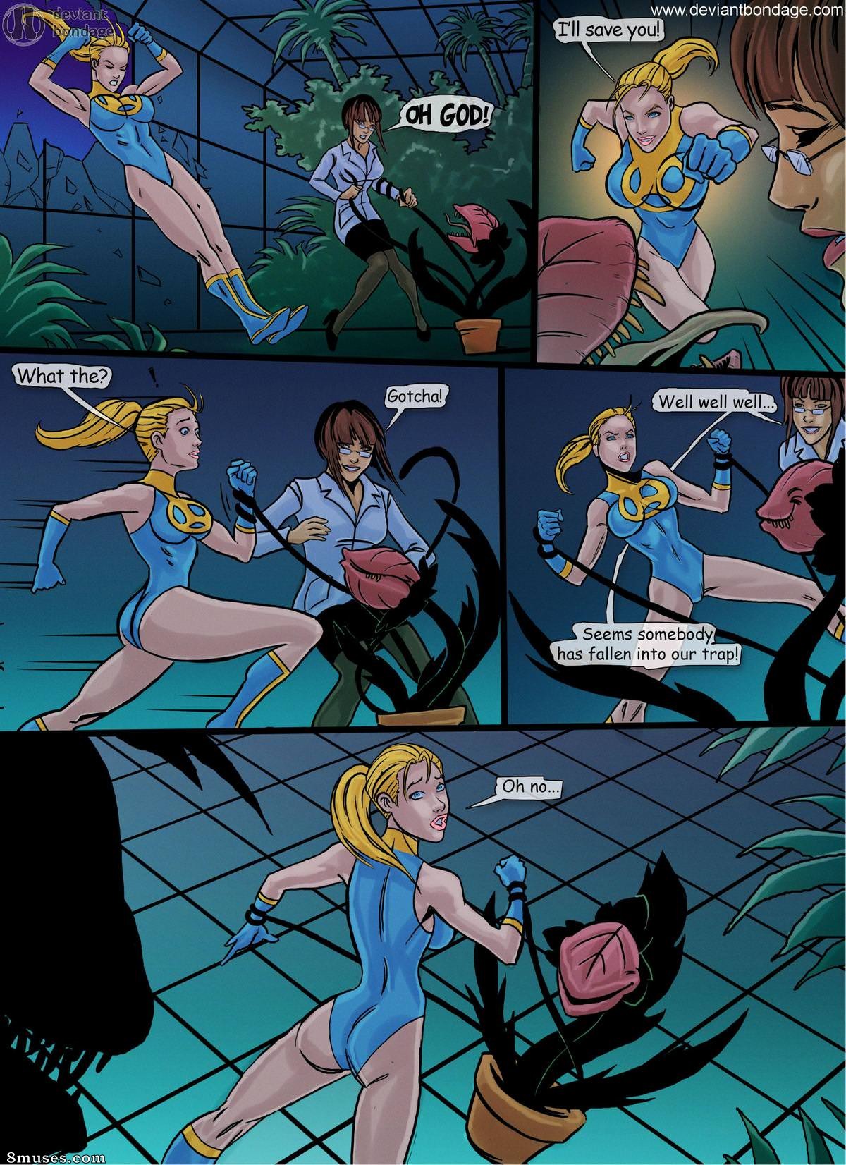 DBComix - Deviant Bondage Comics - Problemas da menina lua na estufa - Página 2