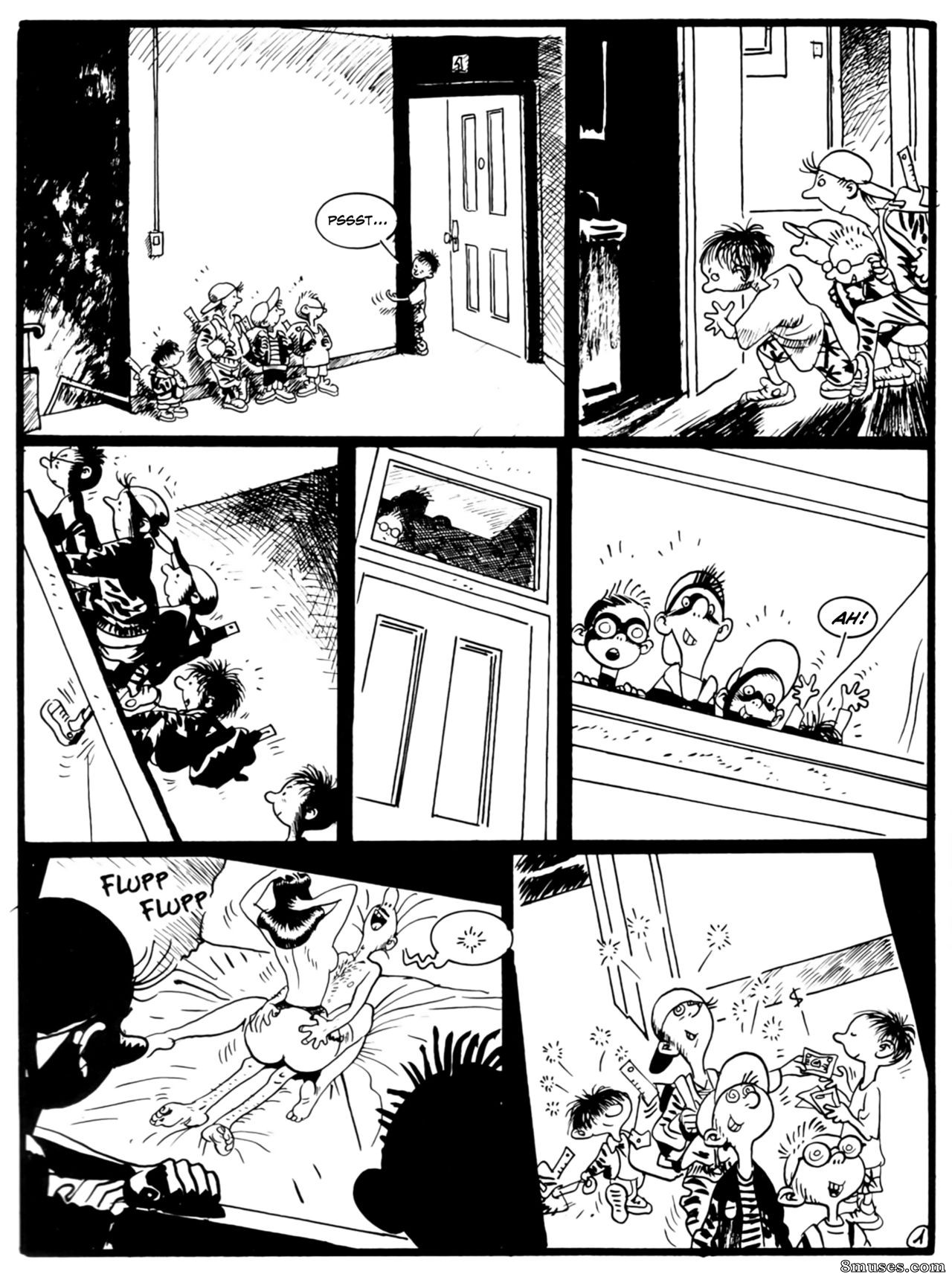 Pandoras Box Comics - Betty por la noche - Página 1