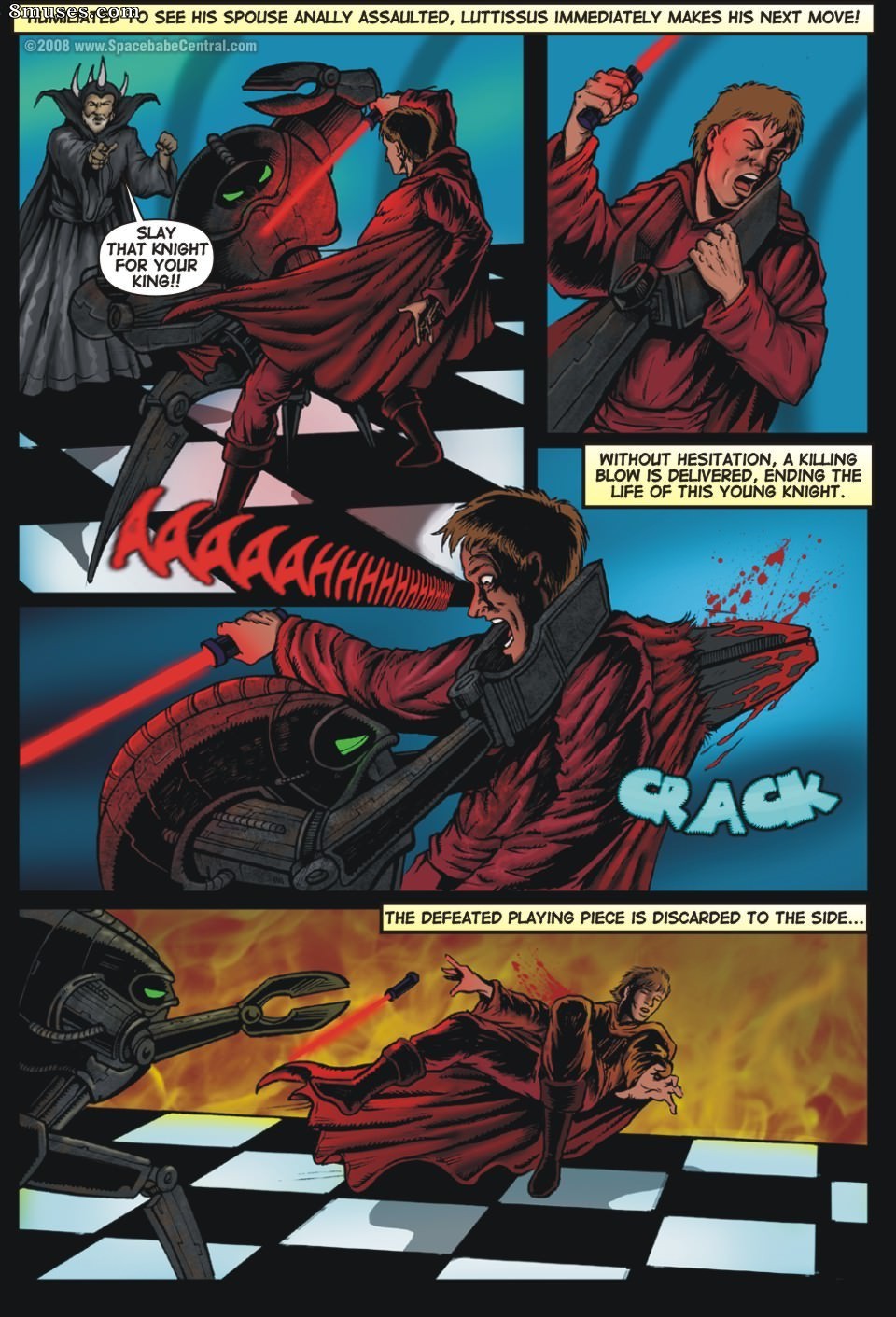 Space Babe Central - Checkmate - Page 8