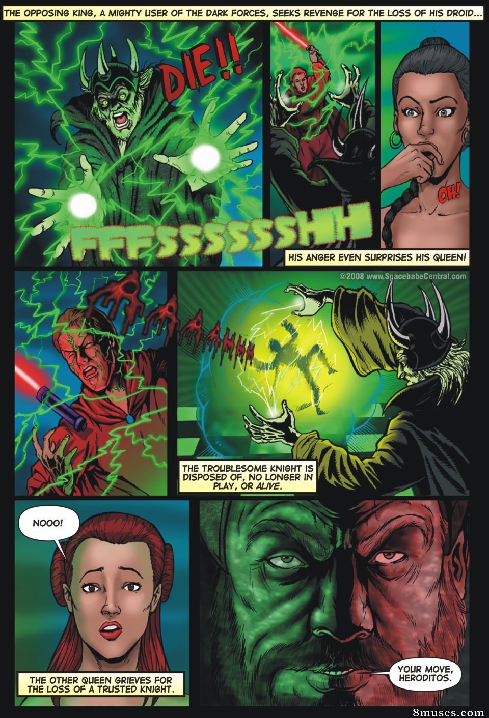 Space Babe Central - Checkmate - Page 2