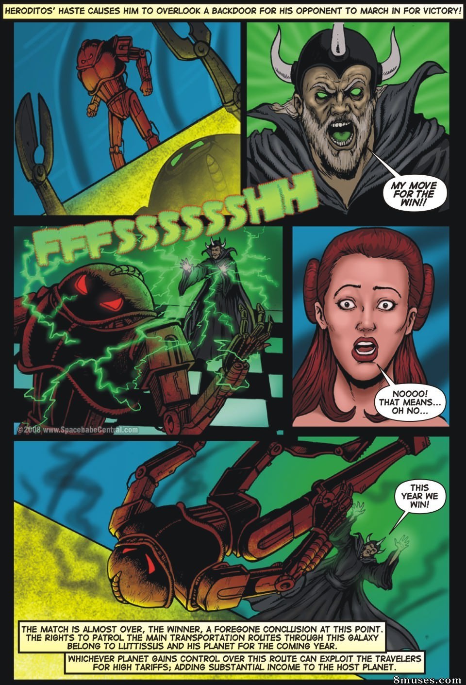 Space Babe Central - Checkmate - Page 13