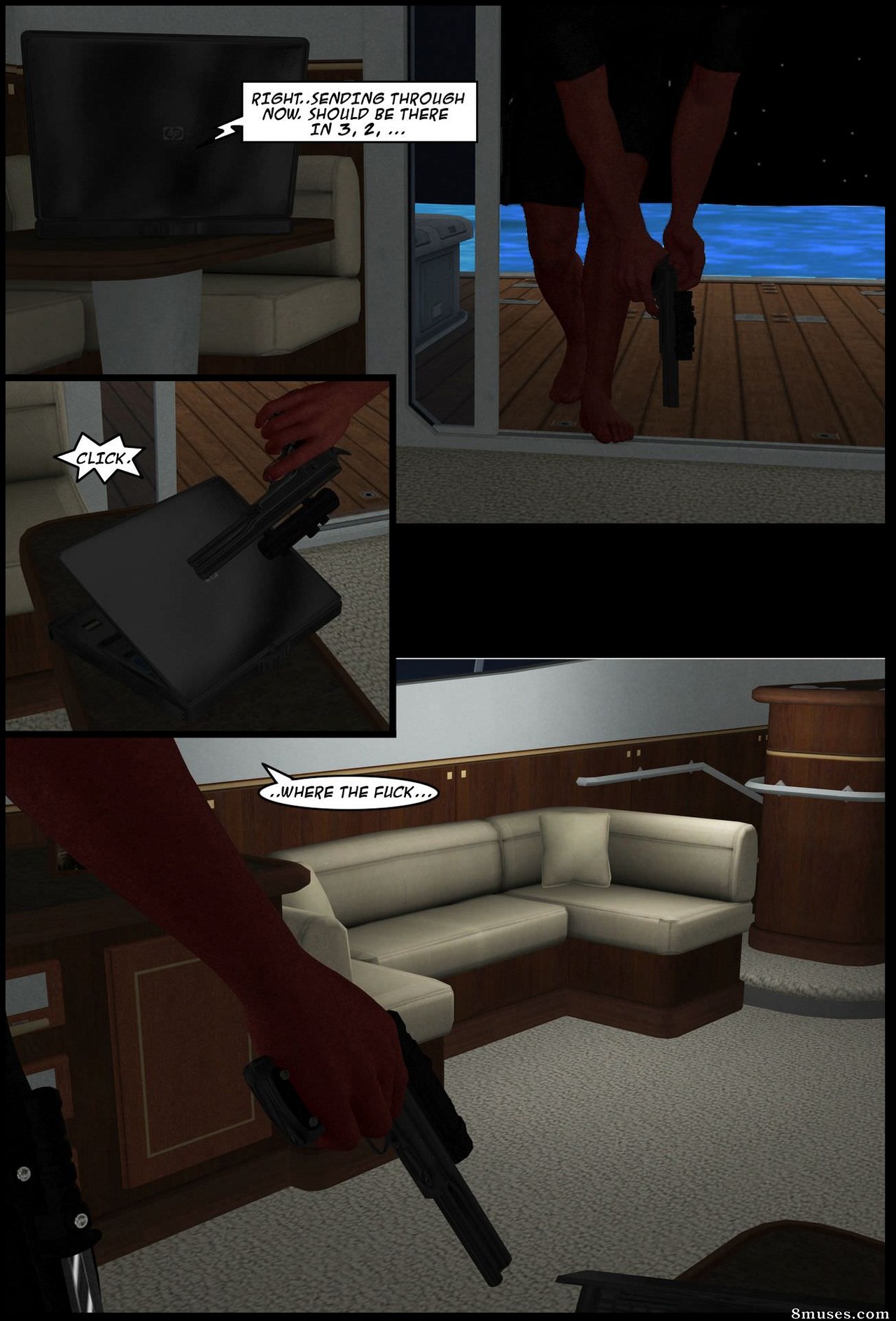 Sasha2000Dog Comics - Lara Croft - Page 3