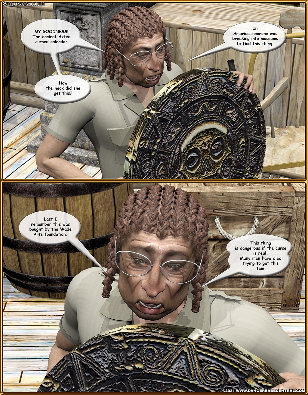 3D - The Cursed Treasure of the Aztecs - Page 78