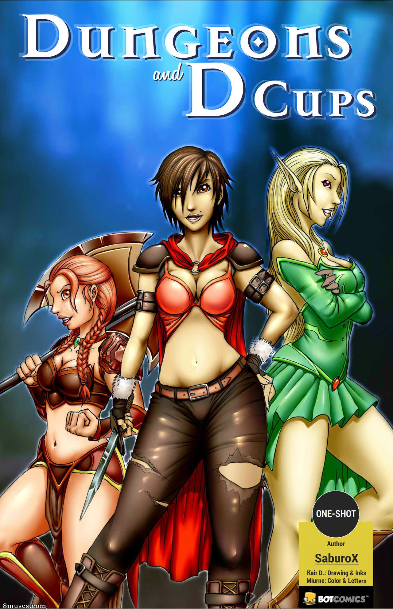 BE Story Club Comics - Dungeons and D Cups - Page 1