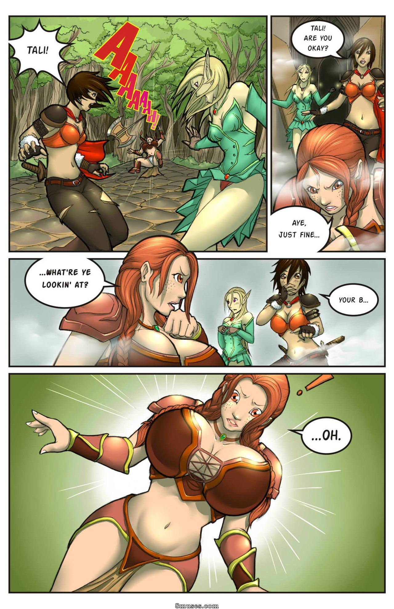 BE Story Club Comics - Dungeons and D Cups - Page 6
