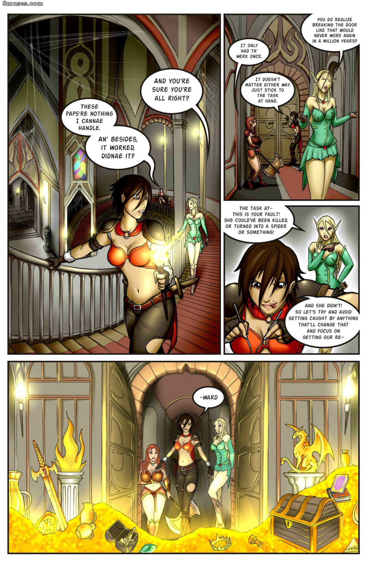 BE Story Club Comics - Dungeons and D Cups - Page 7